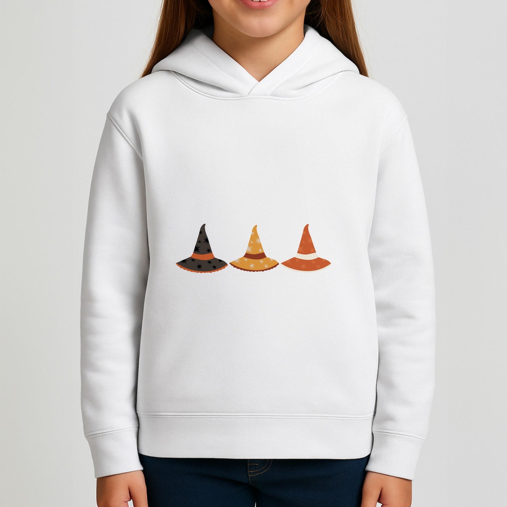 Halloween Pattern 19 Girls Hoodie