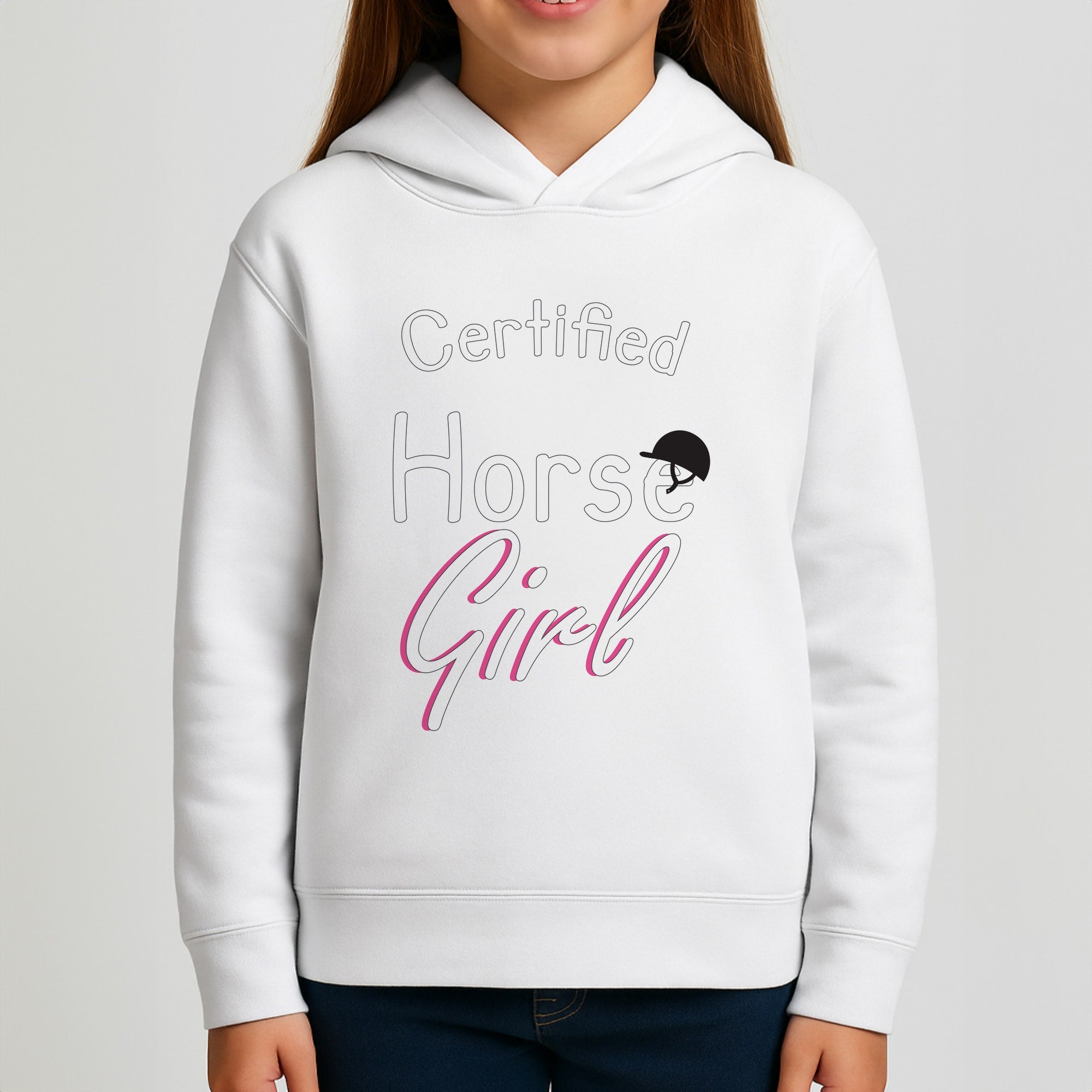Certified Horse Girl - Horses Girls Hoodie