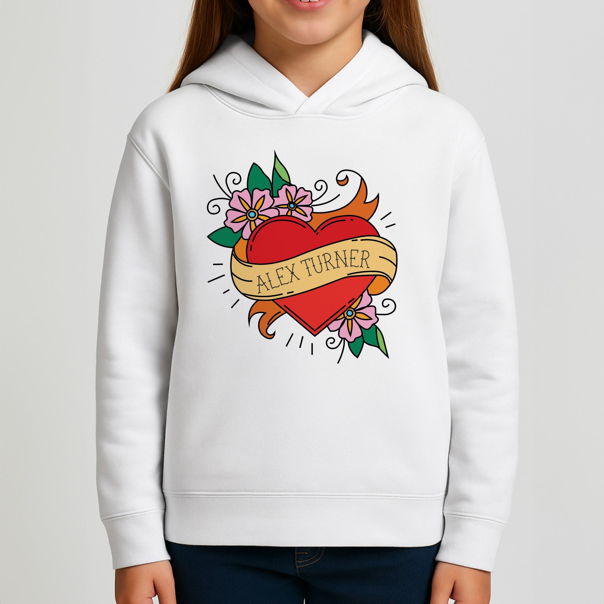 I love Alex Turner Kids Hoodie