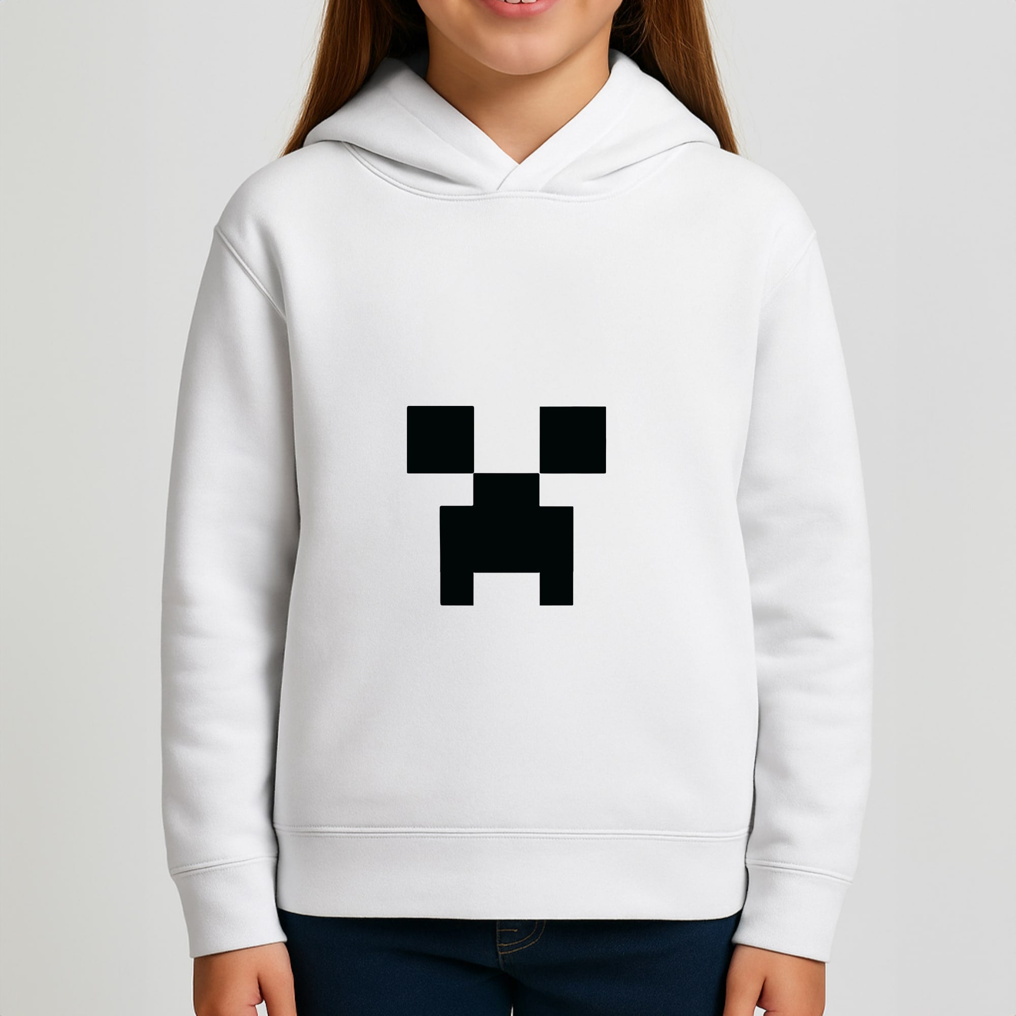 Creeper Face - Mining Girls Hoodie