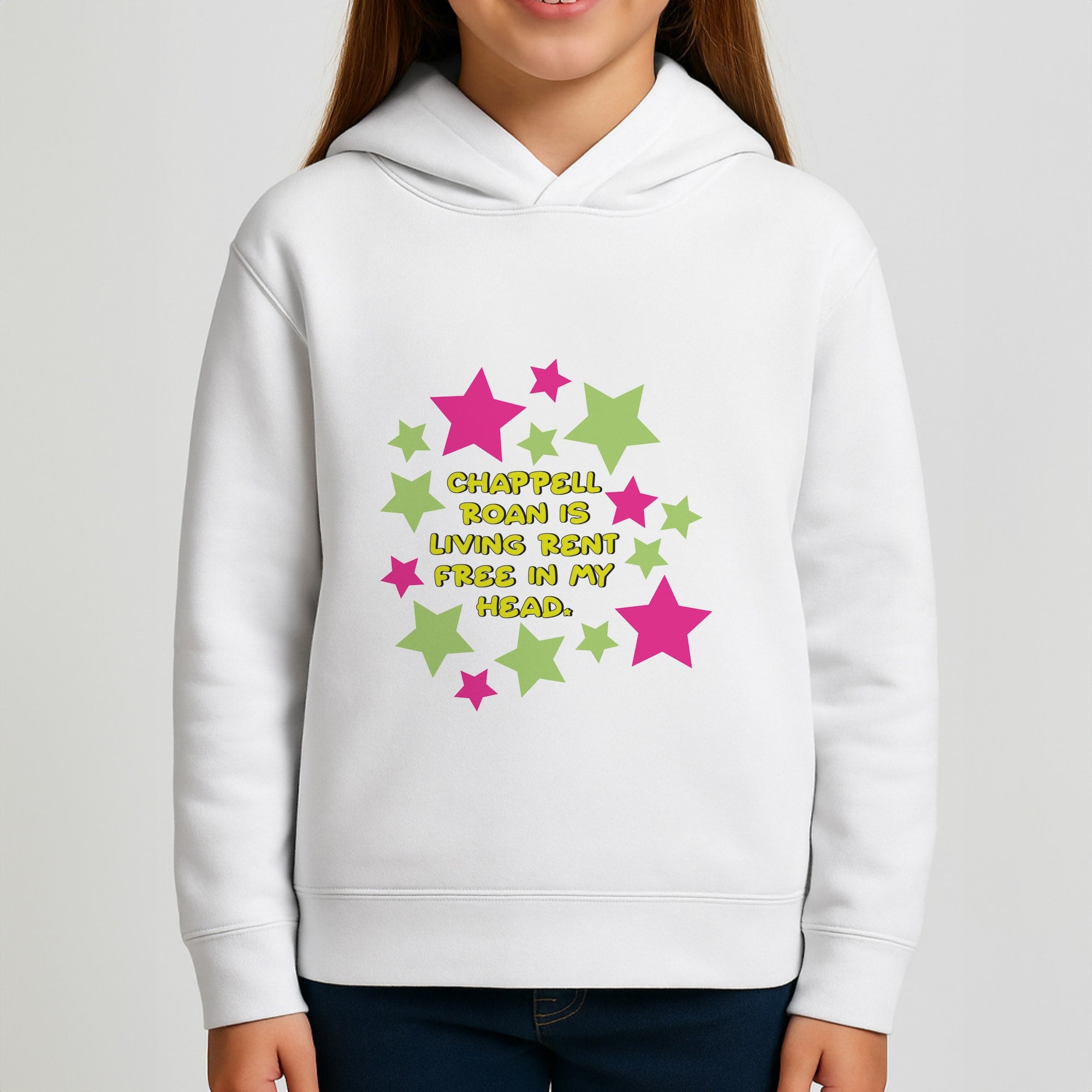 Chappell Rent Free In My Head Girls Hoodie
