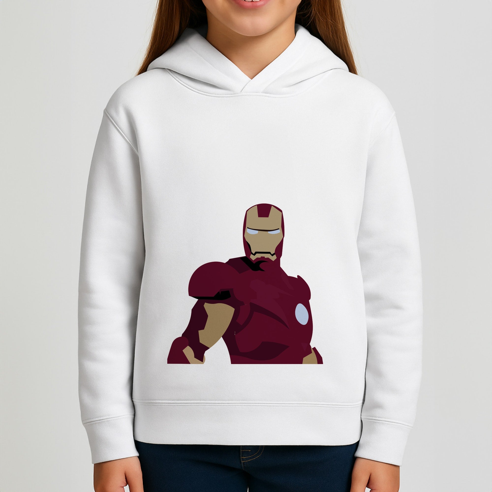 Iron man mask Girls Hoodie