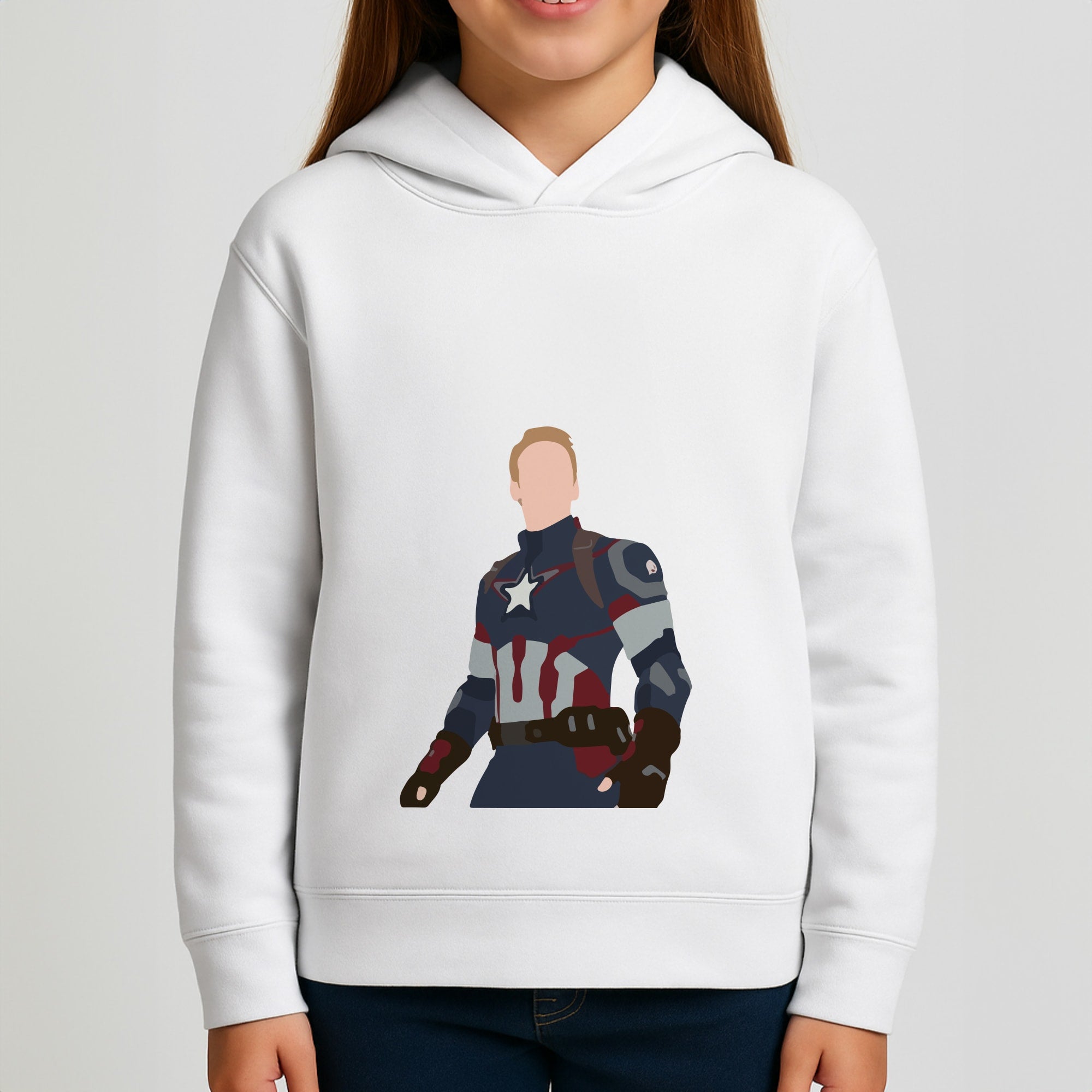 Captain America Girls Hoodie