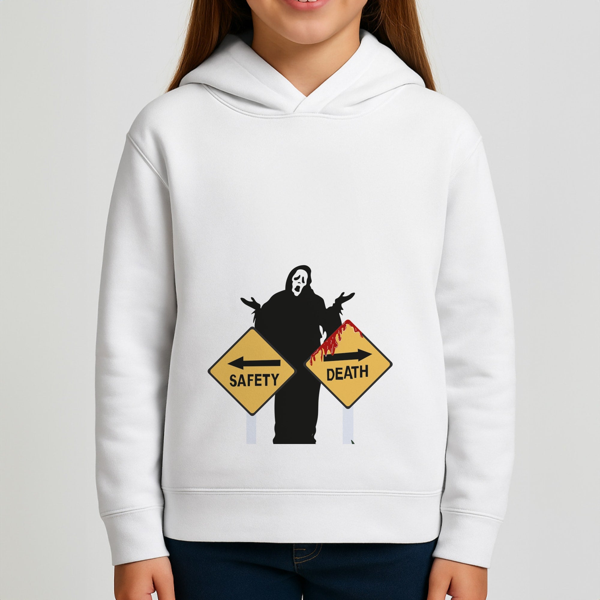 Safety Or Death - Scream Girls Hoodie
