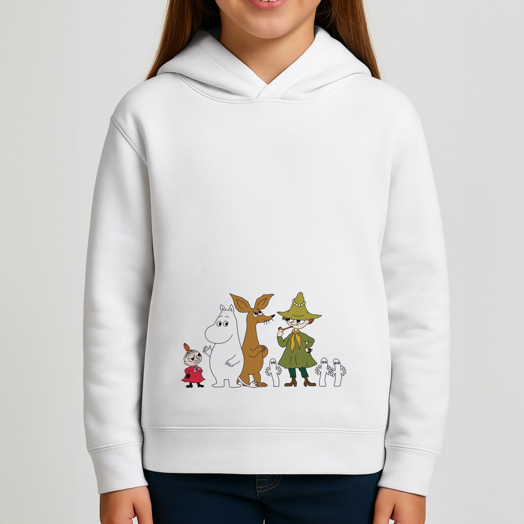 Moom Characters Girls Hoodie