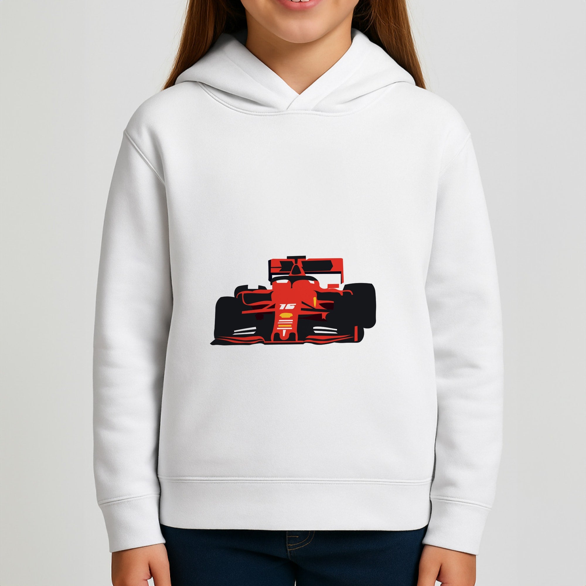 F1 Car Girls Hoodie