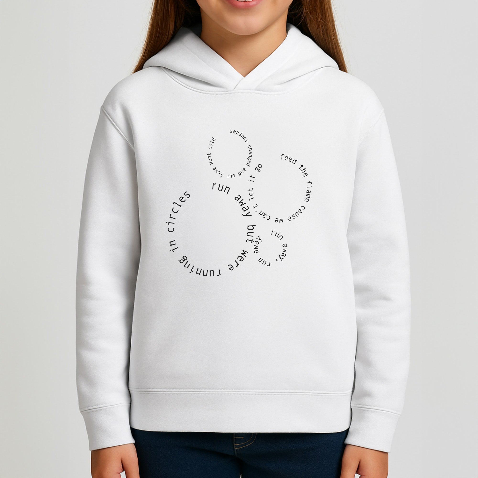 Running In Circles - Post Kids Hoodie