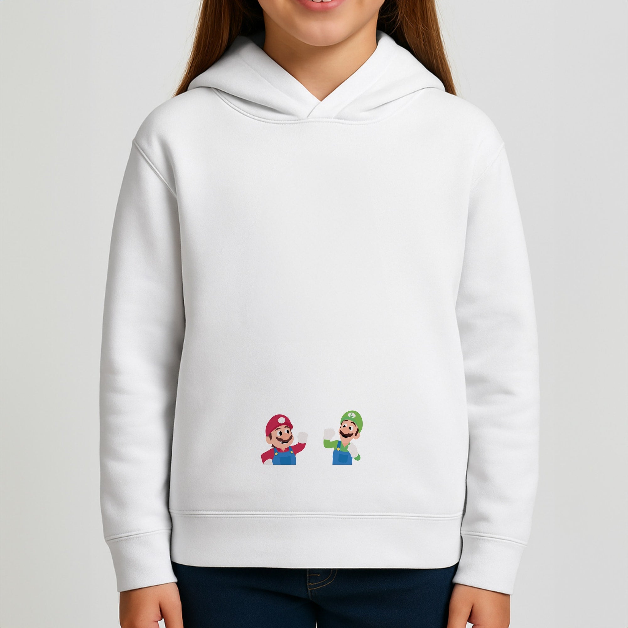 Mario And Luigi Girls Hoodie