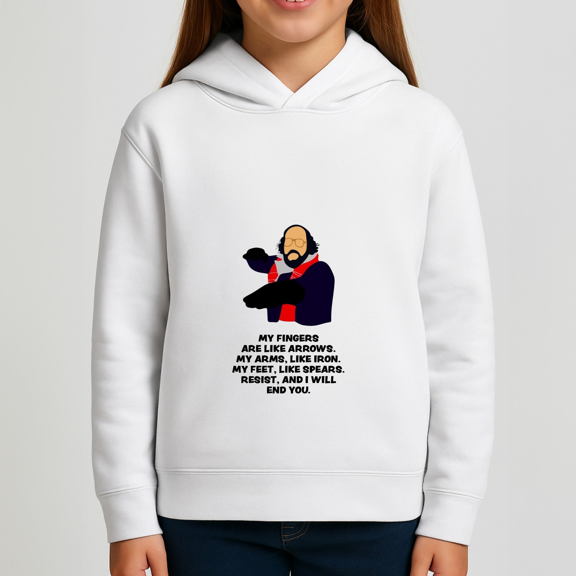 Murray Quote Girls Hoodie