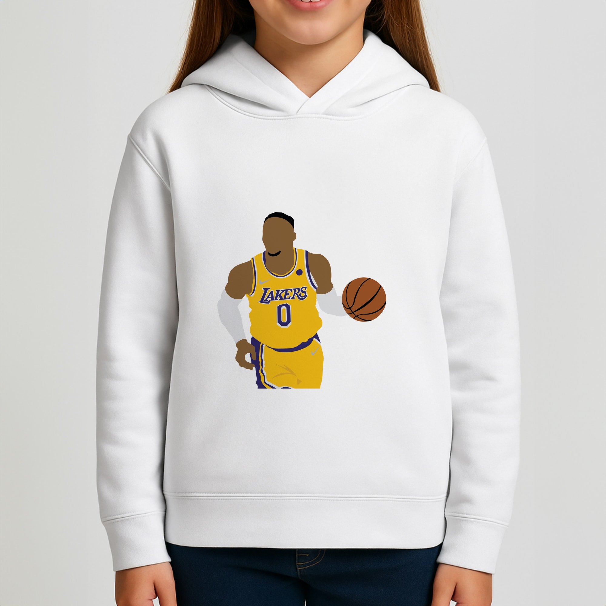 Young - Basketball Girls Hoodie