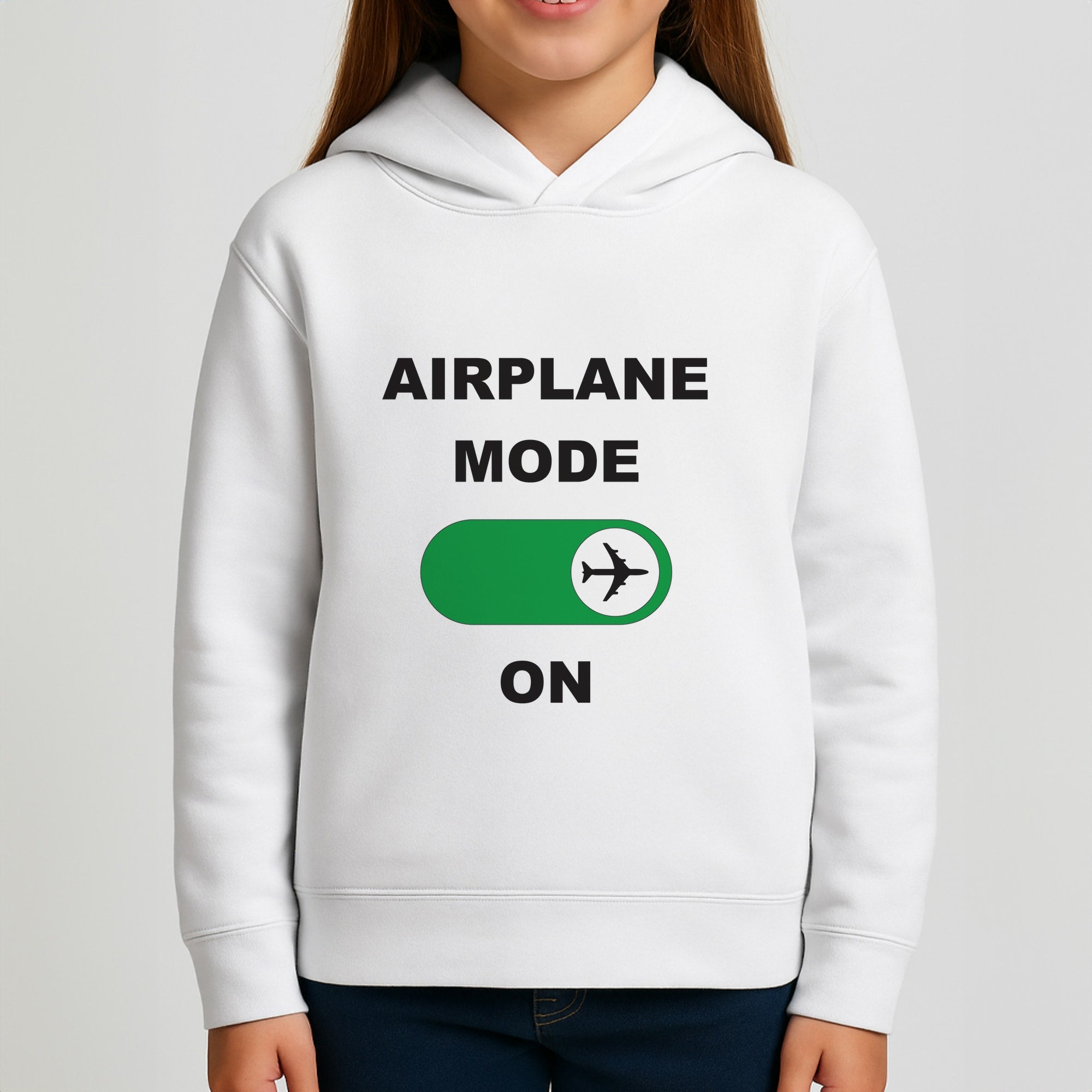 Airplane Mode On - Travel Girls Hoodie