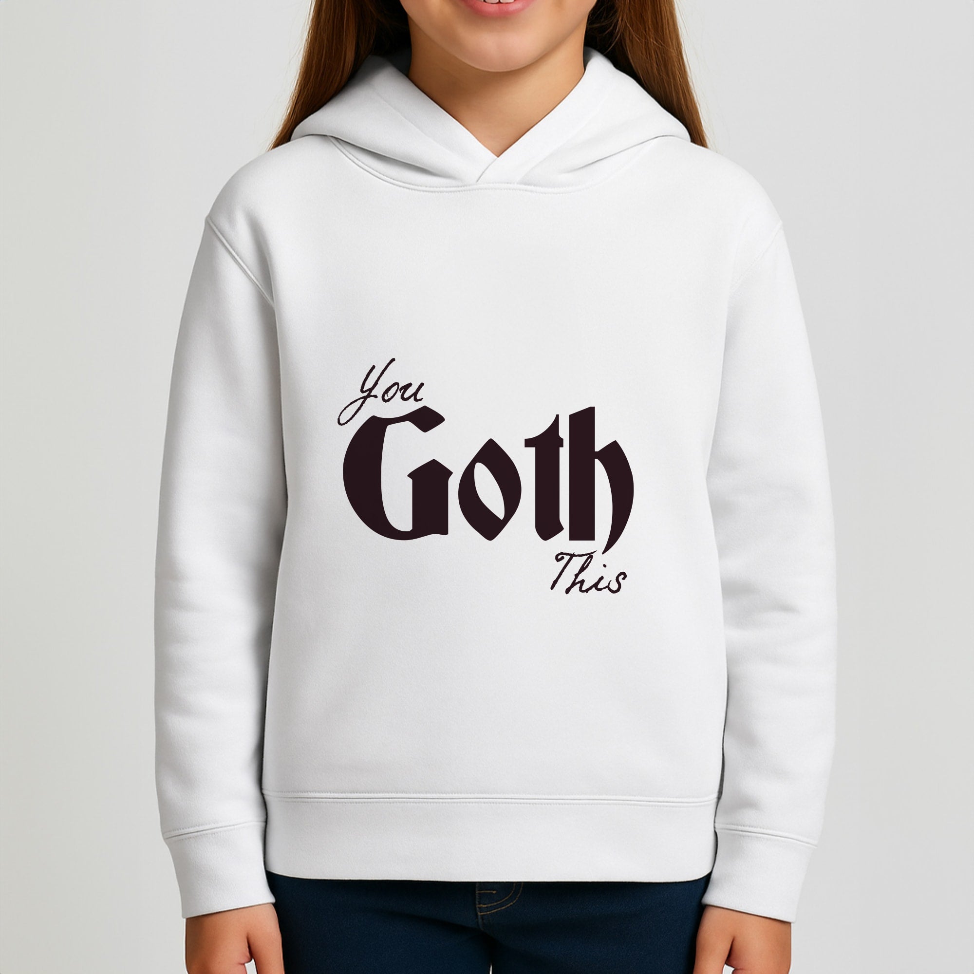 You Goth This Tartan Girls Hoodie