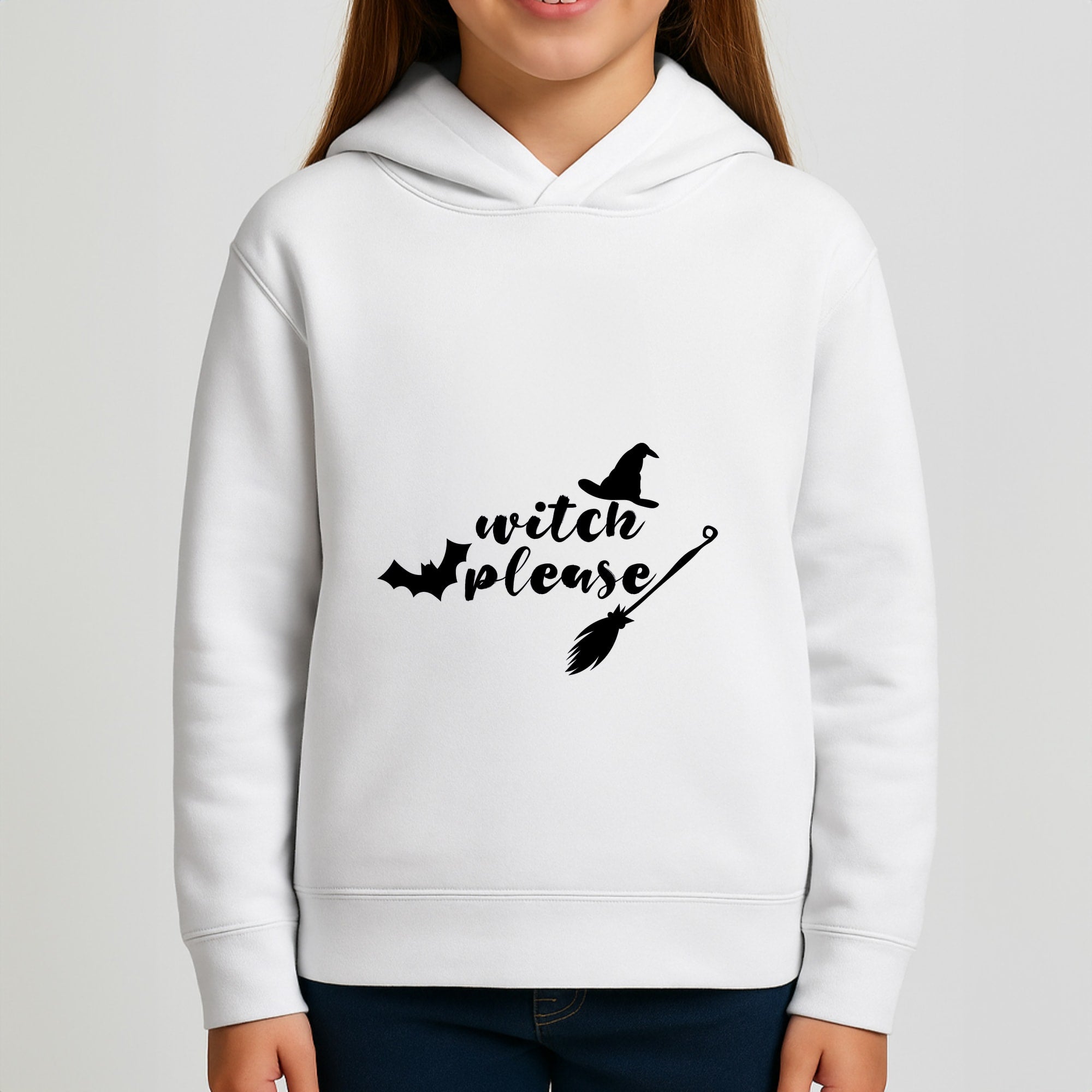 Witch Please - Halloween Girls Hoodie