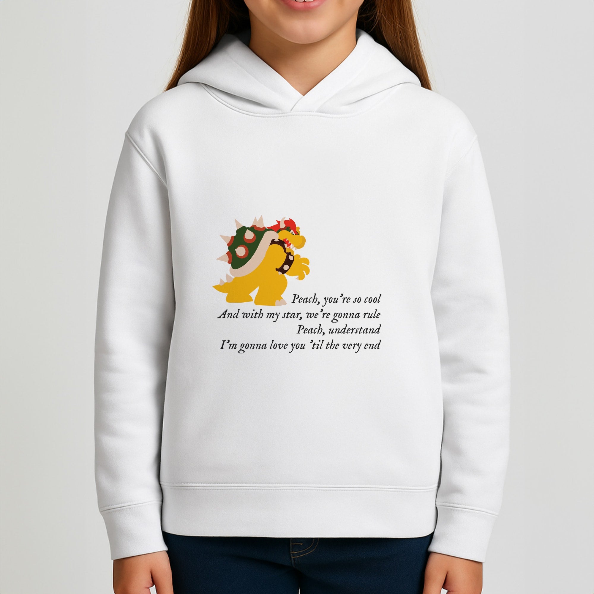 Peach, You're So Cool Girls Hoodie