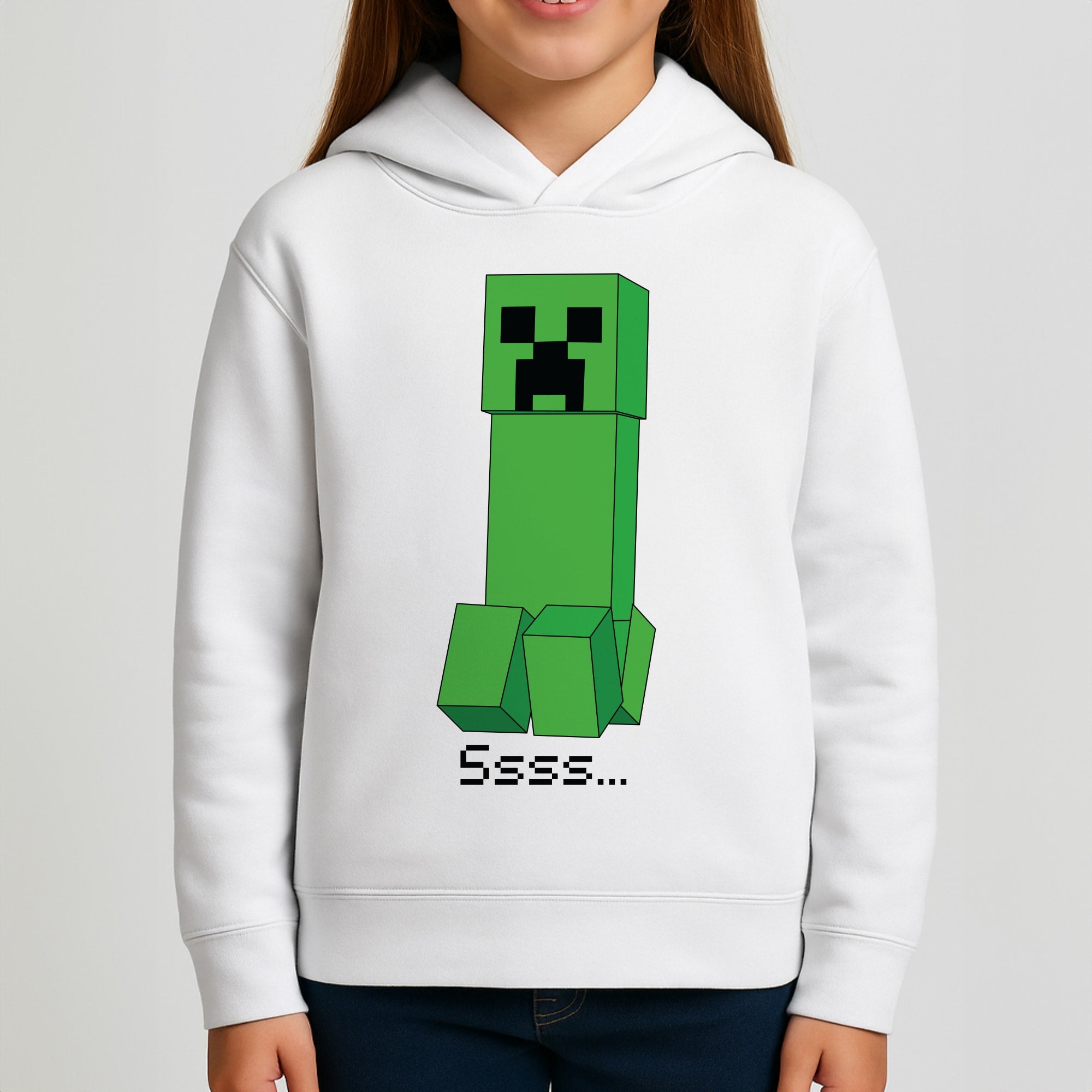 Creeper Standing Girls Hoodie