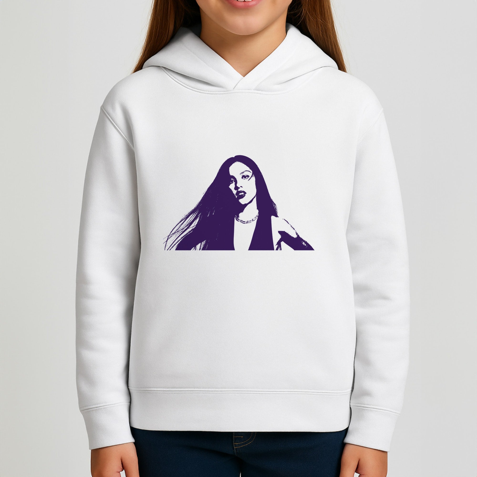 Stars And Butterflies Pattern Kids Hoodie