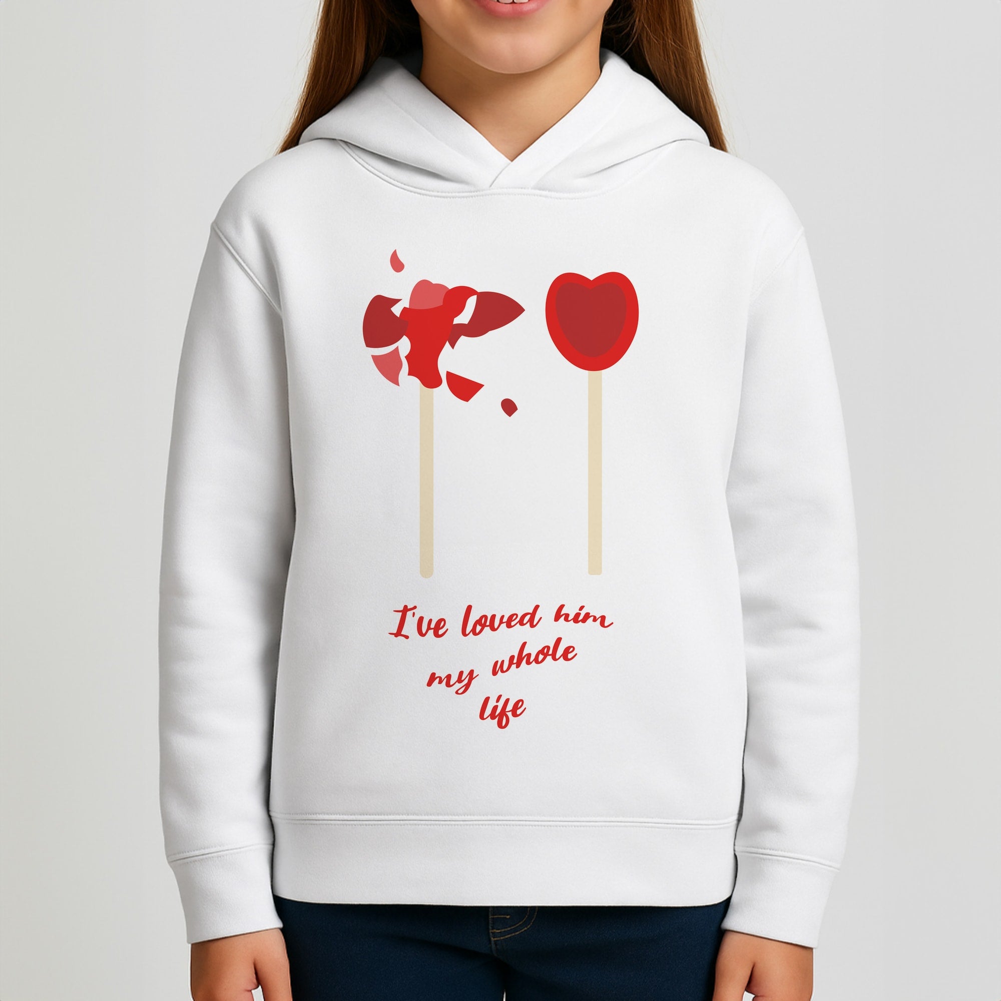 I've Loved Him My Whole Life Girls Hoodie