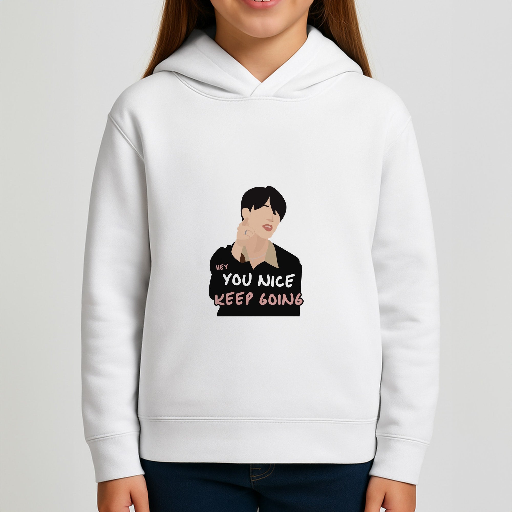 You Nice Keep Going - K Pop Girls Hoodie
