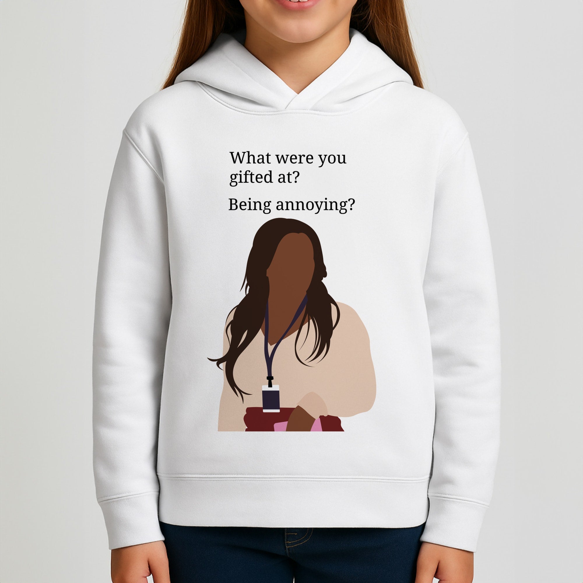 Gifted At Being Annoying Girls Hoodie