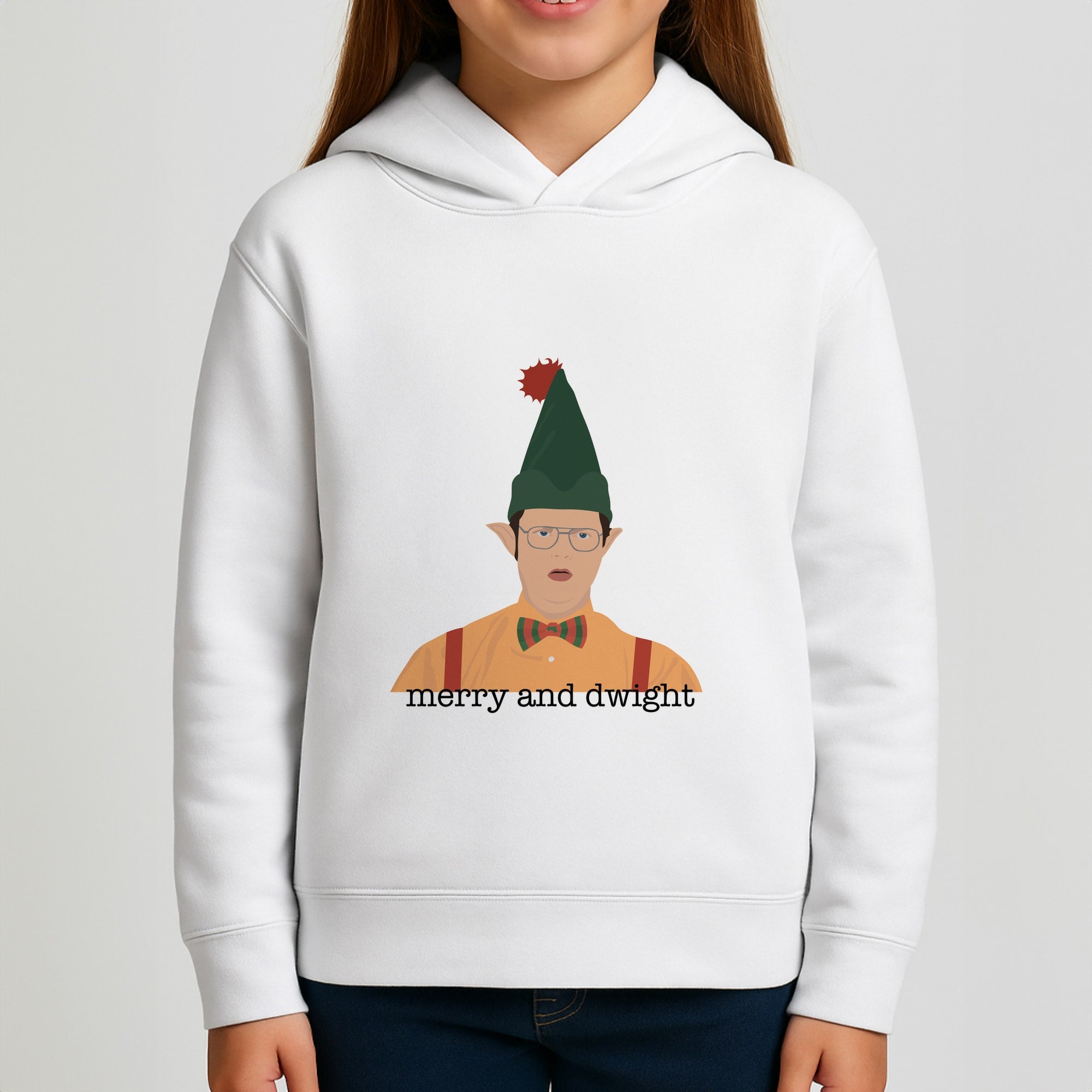 Merry And Dwight Girls Hoodie