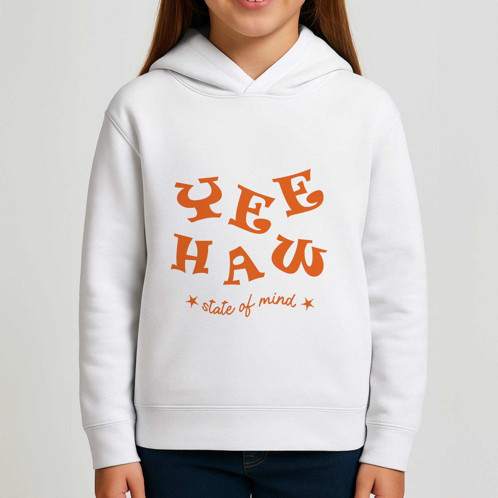 Yee-Haw State Of Mind Girls Hoodie