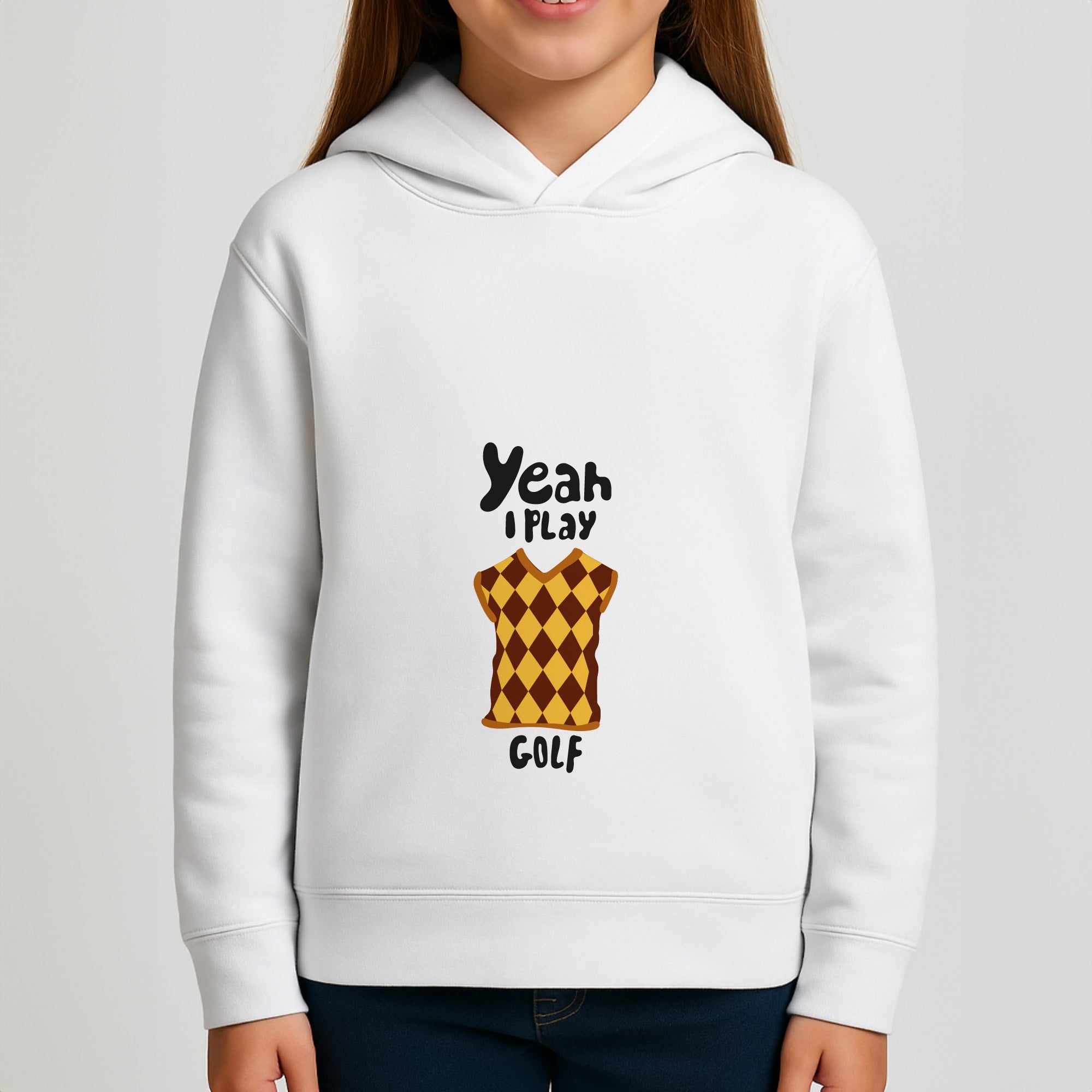 Yeah I play golf - Golf Girls Hoodie