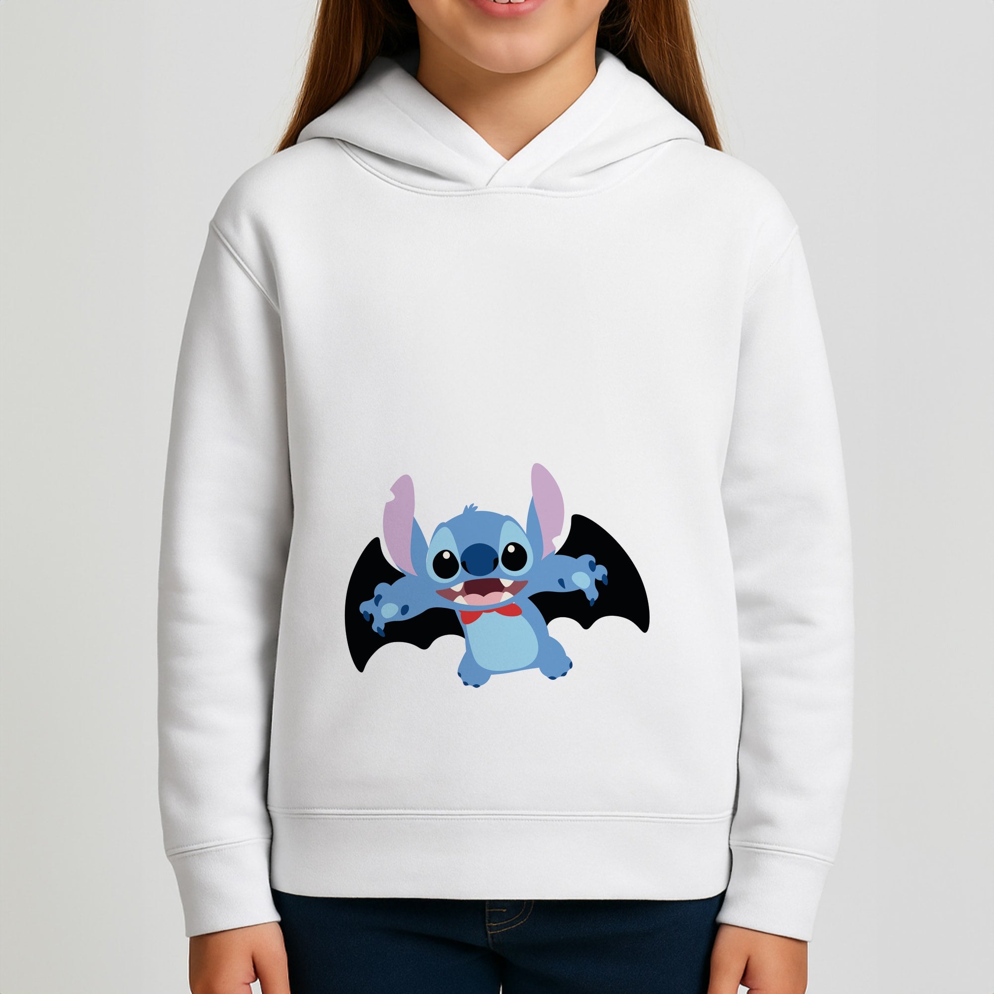 Vampire Alien Blue Halloween Girls Hoodie