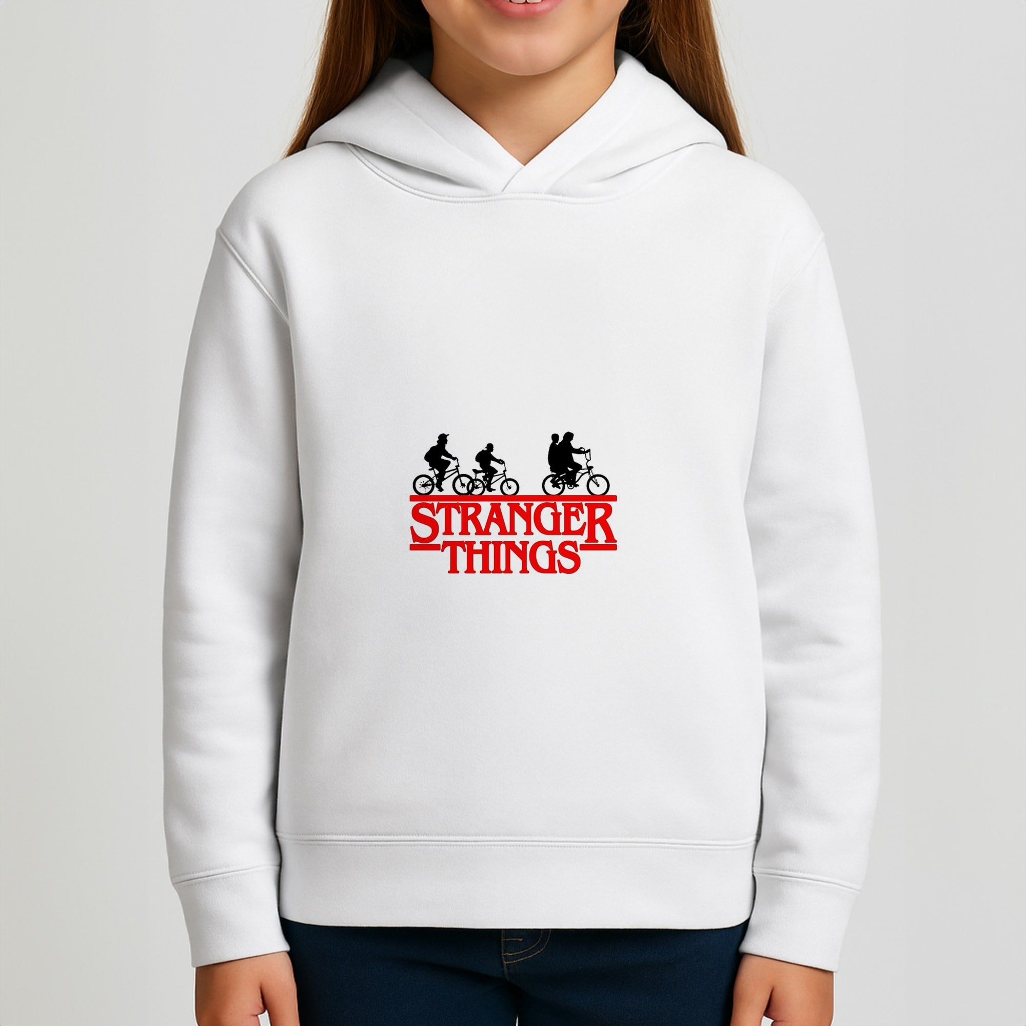 Stranger Cycling Logo Girls Hoodie