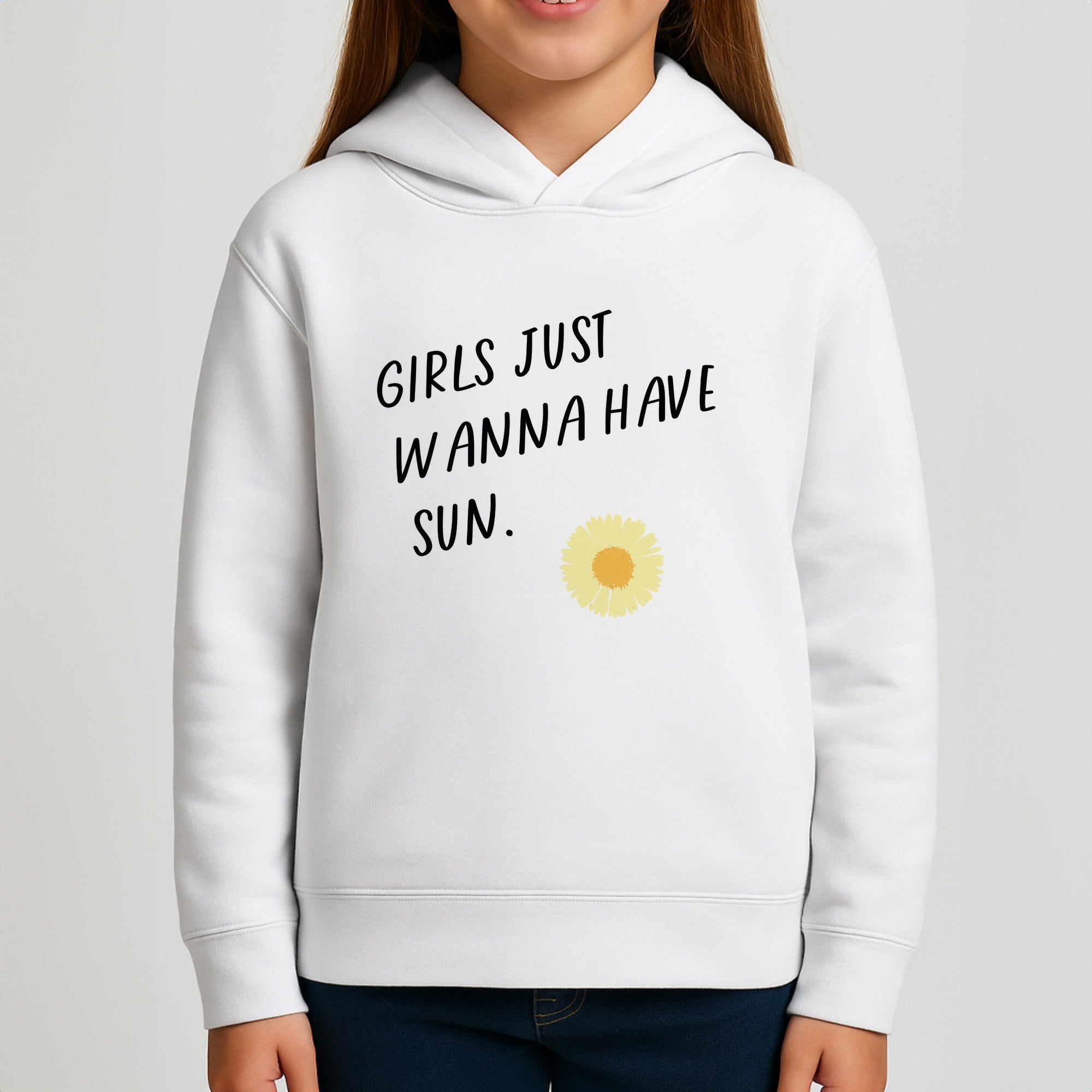 Girls Just Wanna Have Sun - Summer Kids Hoodie