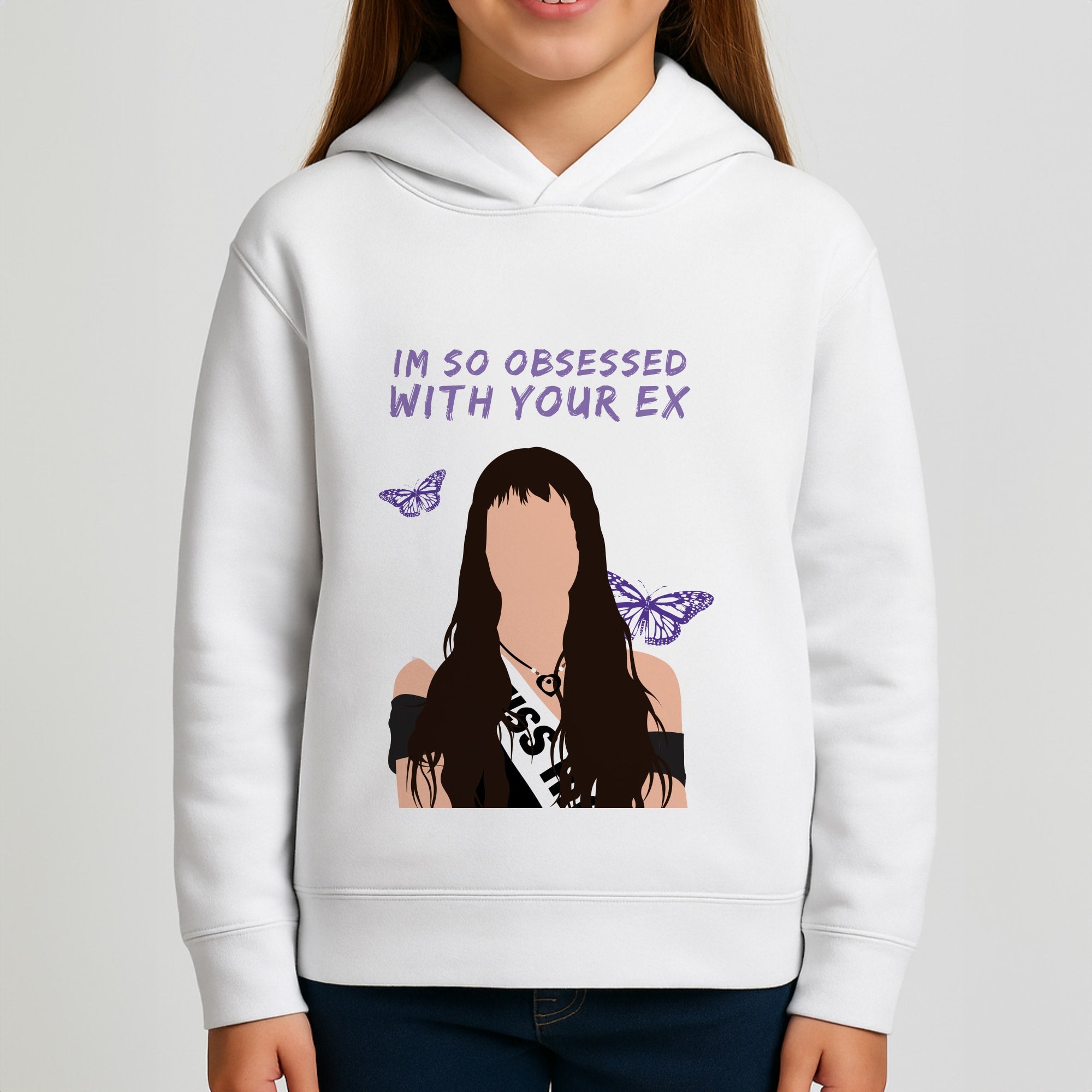 Obsessed With Your Ex Girls Hoodie