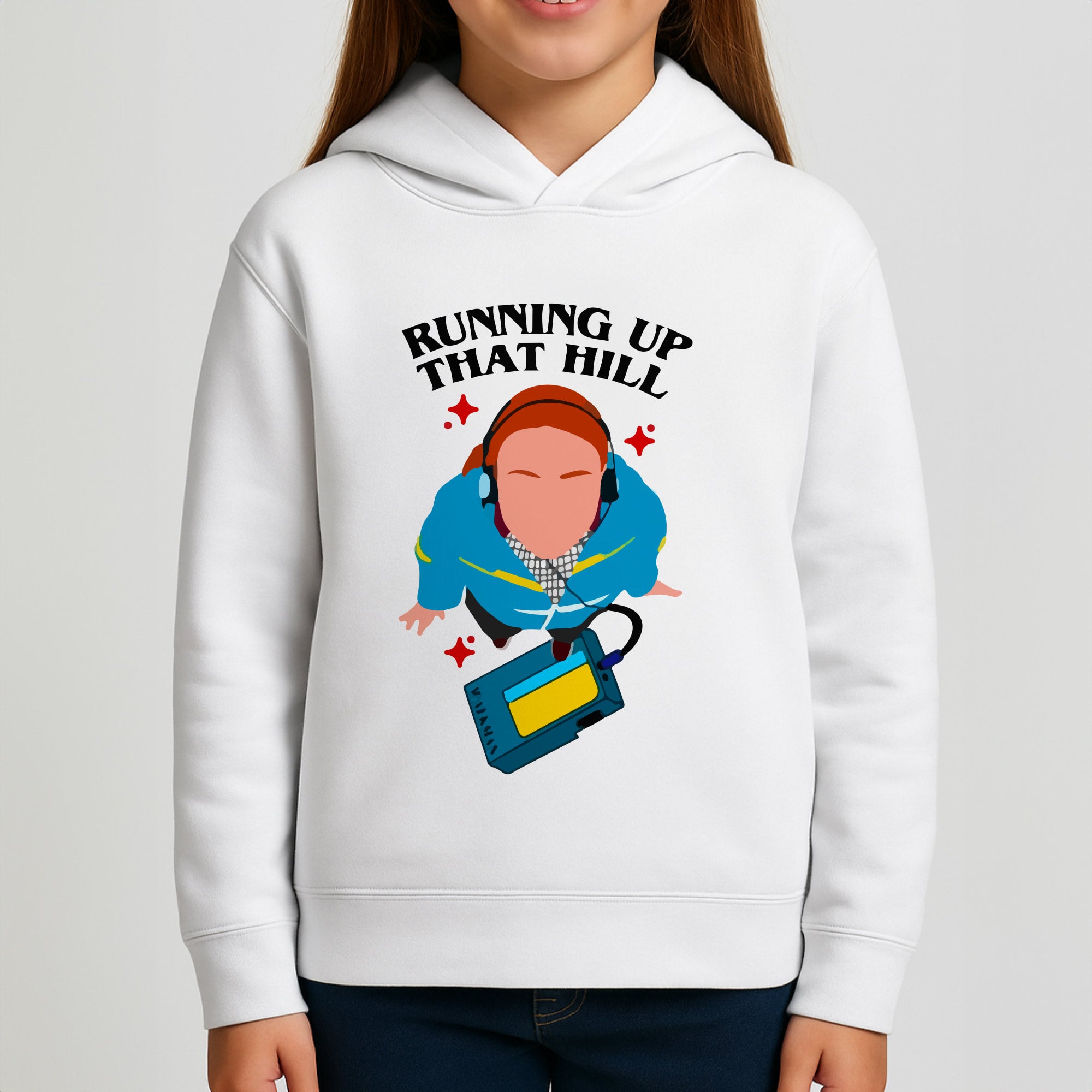 Running Up That Hill Girls Hoodie