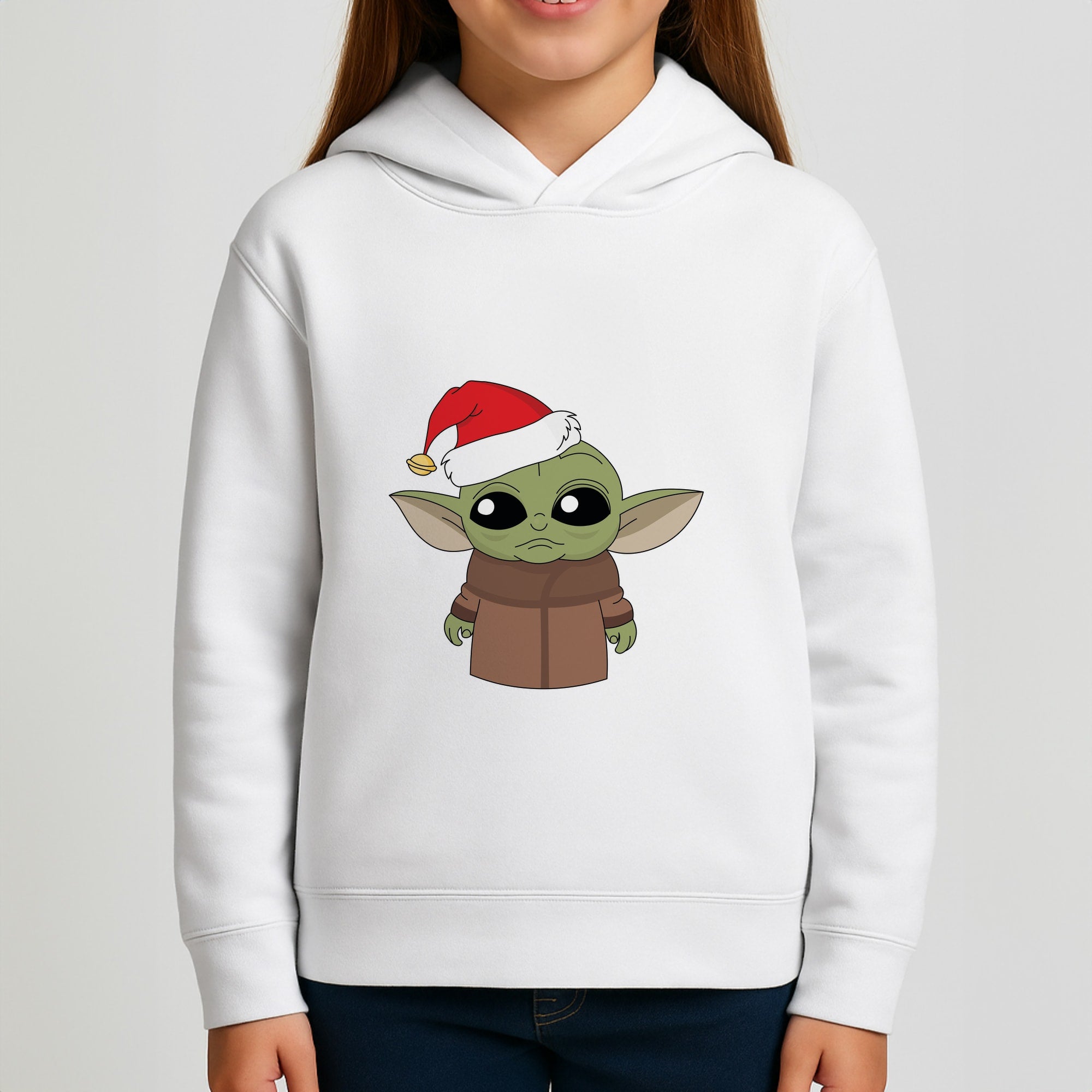 Baby Yoda Girls Hoodie