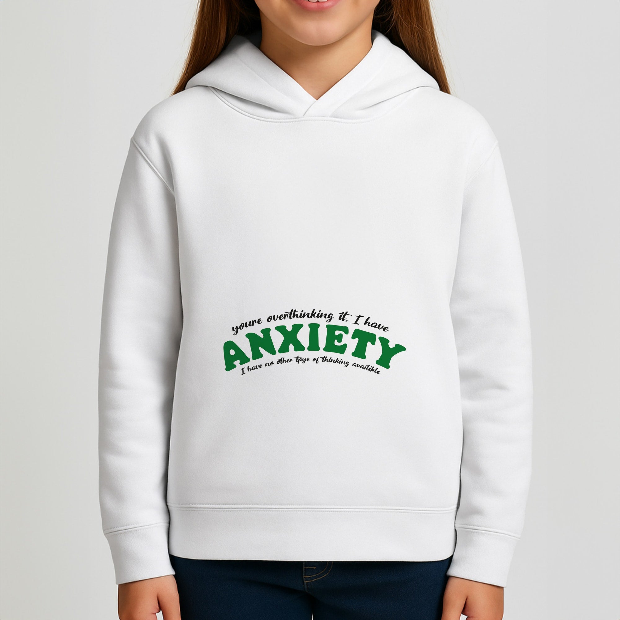You're Overthinking It Girls Hoodie