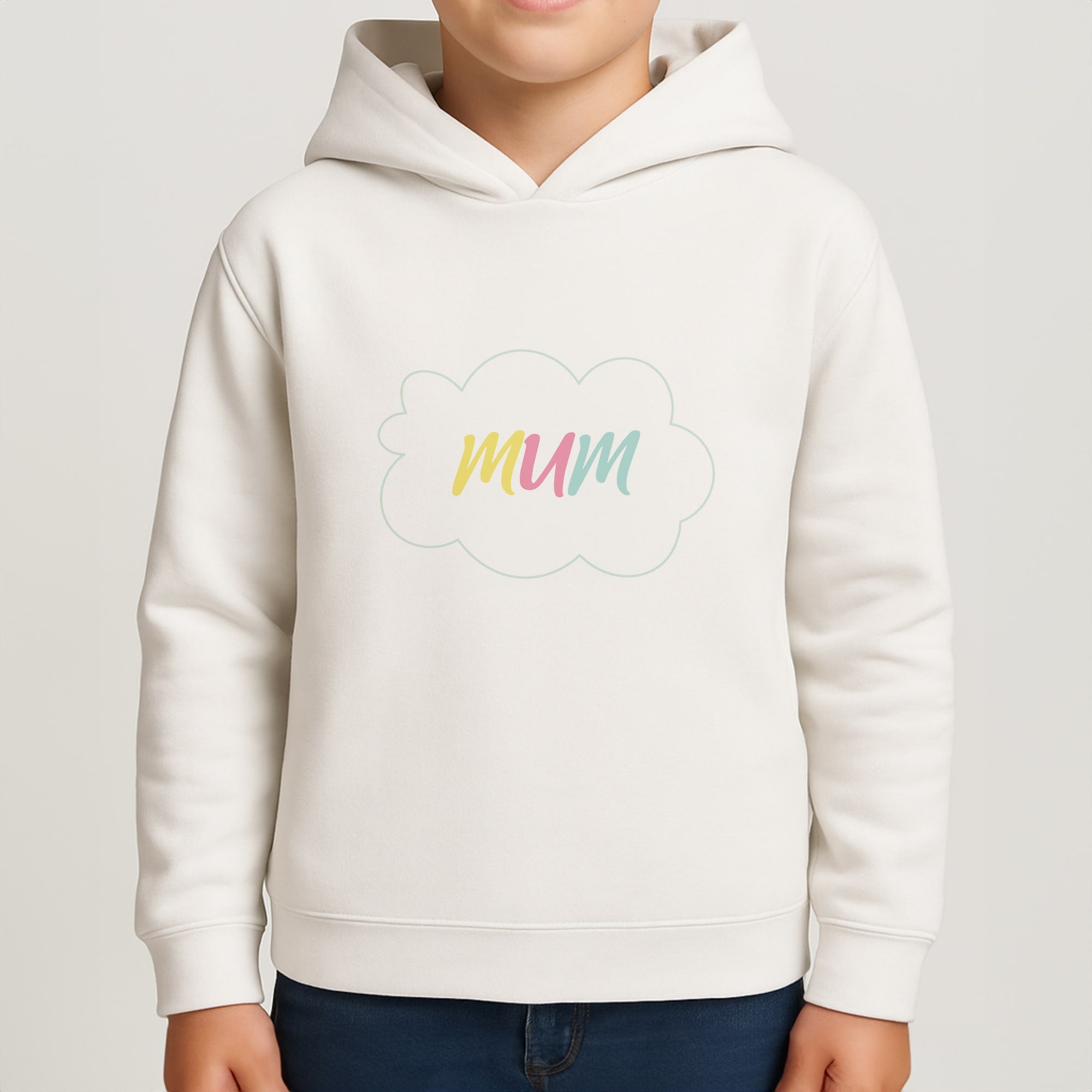 Clouds - Mothers Day Kids Hoodie