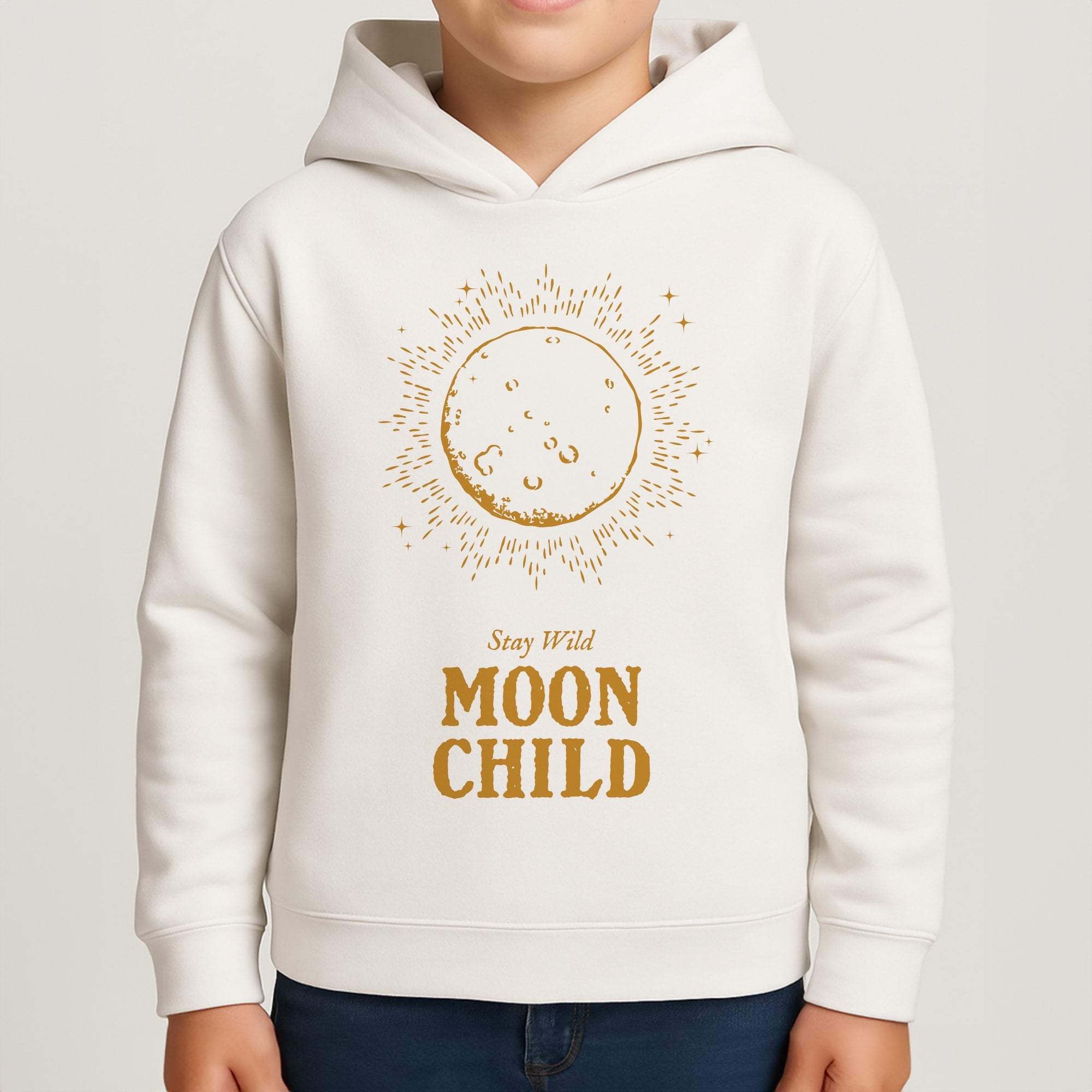 Stay Wild, Moon Child Boys Hoodie