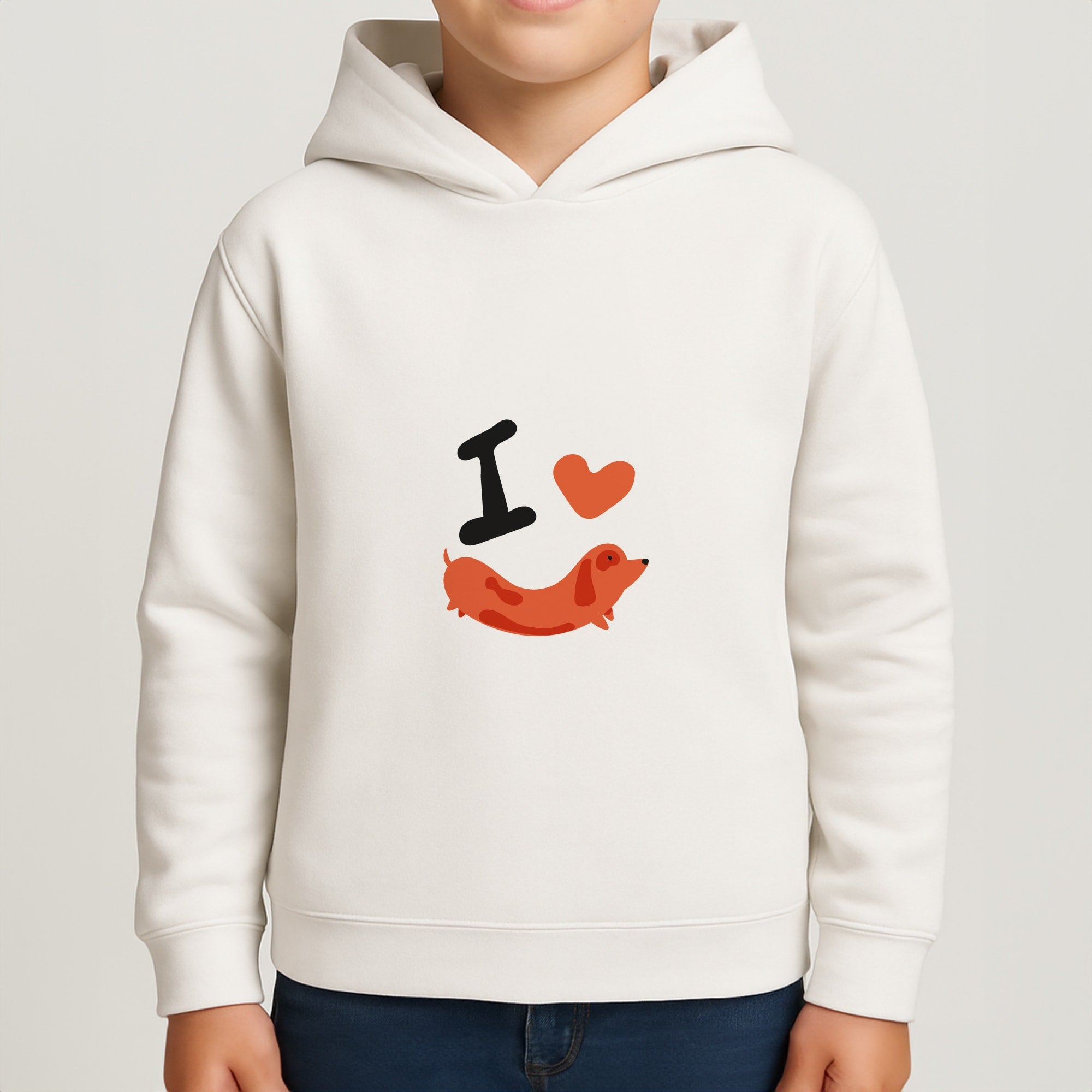 I love Dachshunds Boys Hoodie