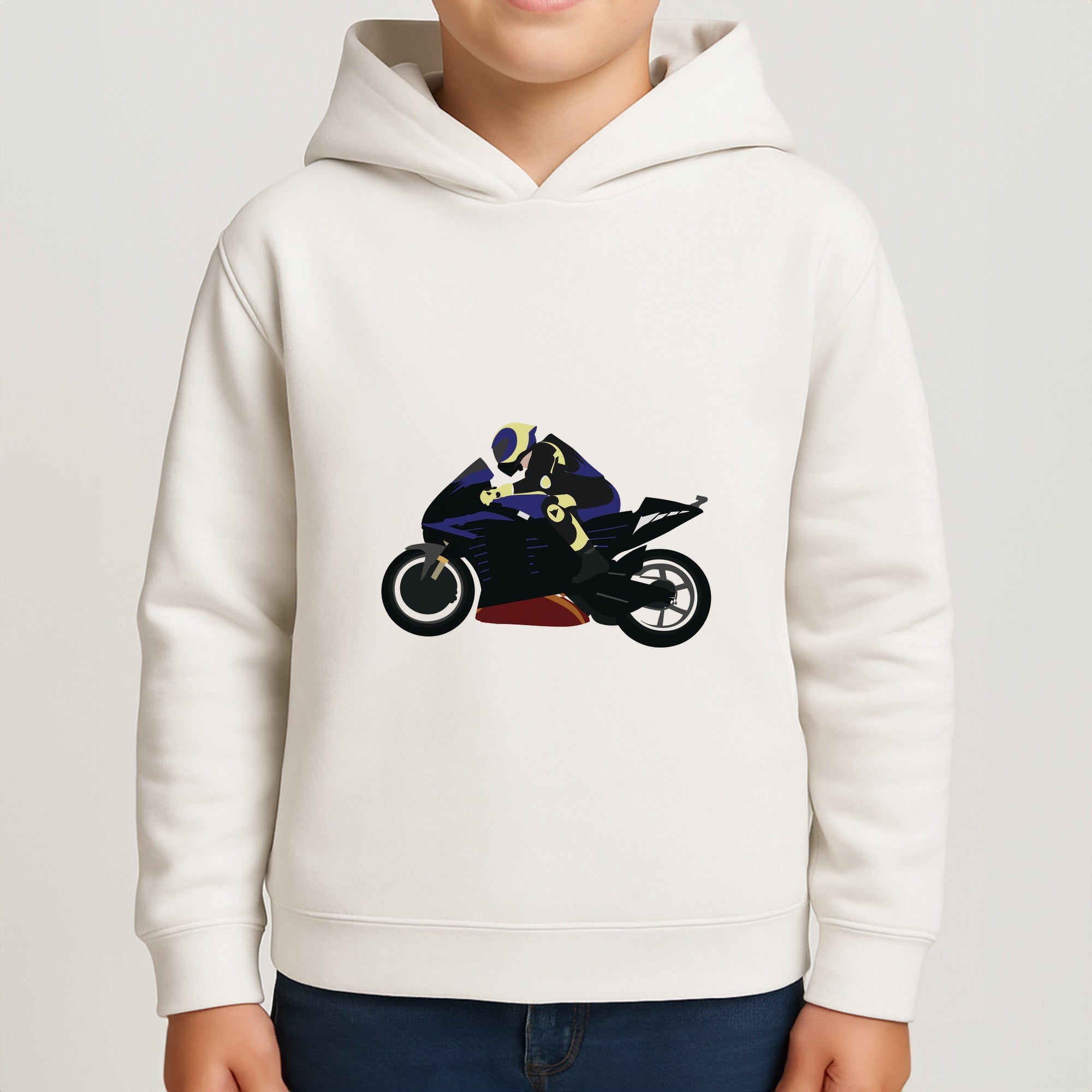 Purple Motorbike - Motorbike Boys Hoodie