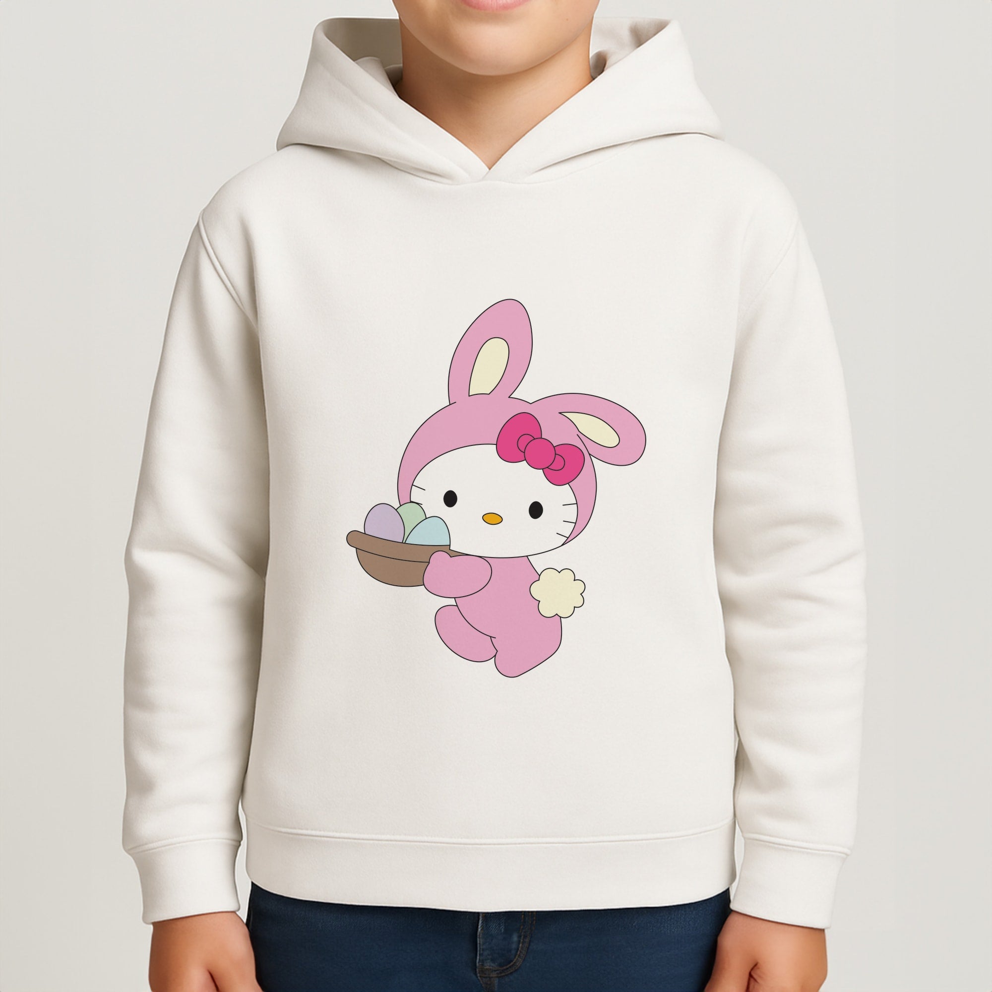 Cute Bunny 2025 Boys Hoodie