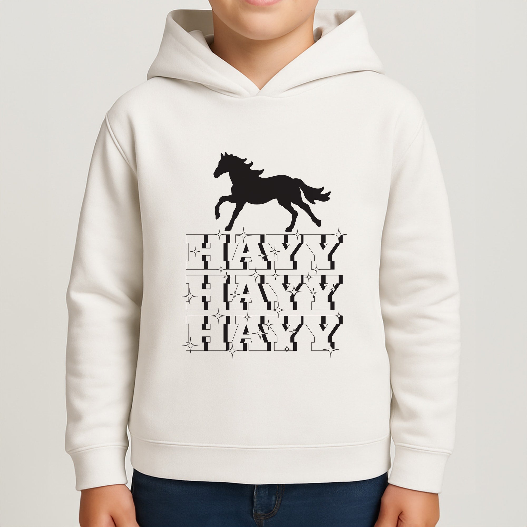 Hayy Hayy Hayy - Horses Boys Hoodie