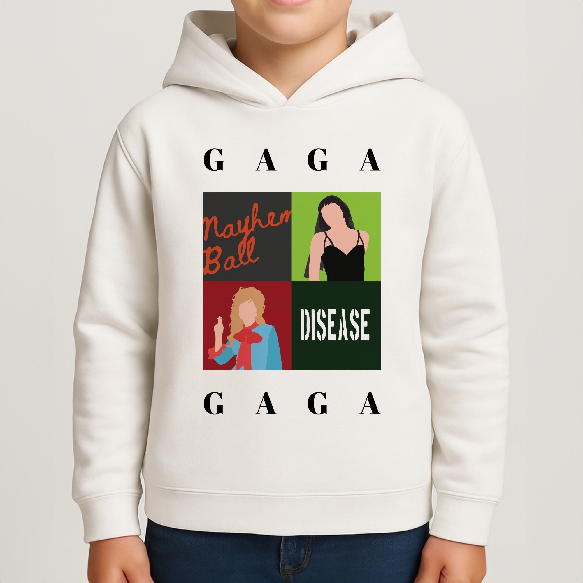 Gaga Collage Boys Hoodie