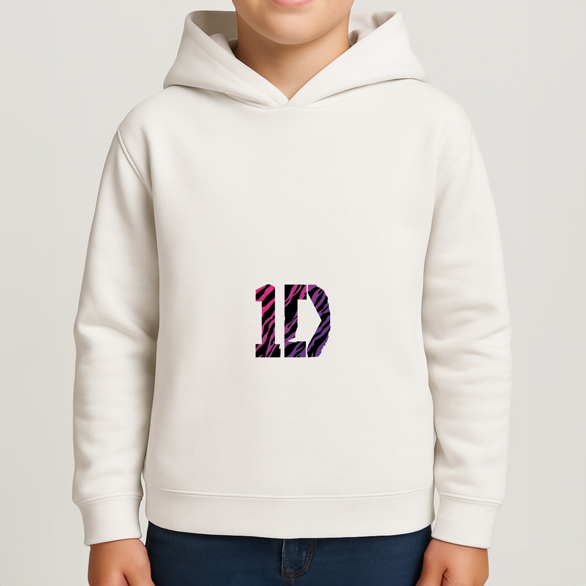 Zebra 1D Boys Hoodie