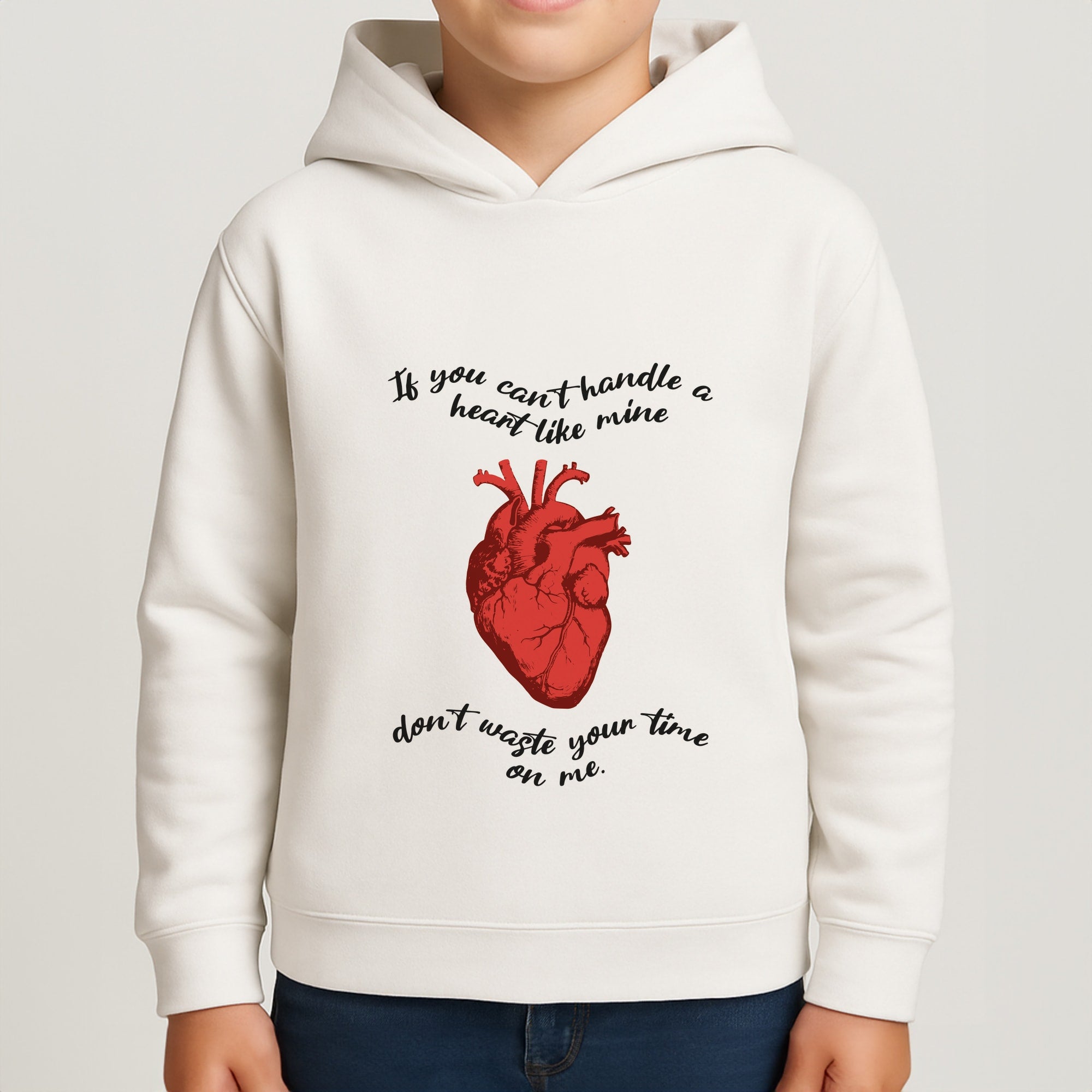 Don't Waste Your Time On Me Boys Hoodie