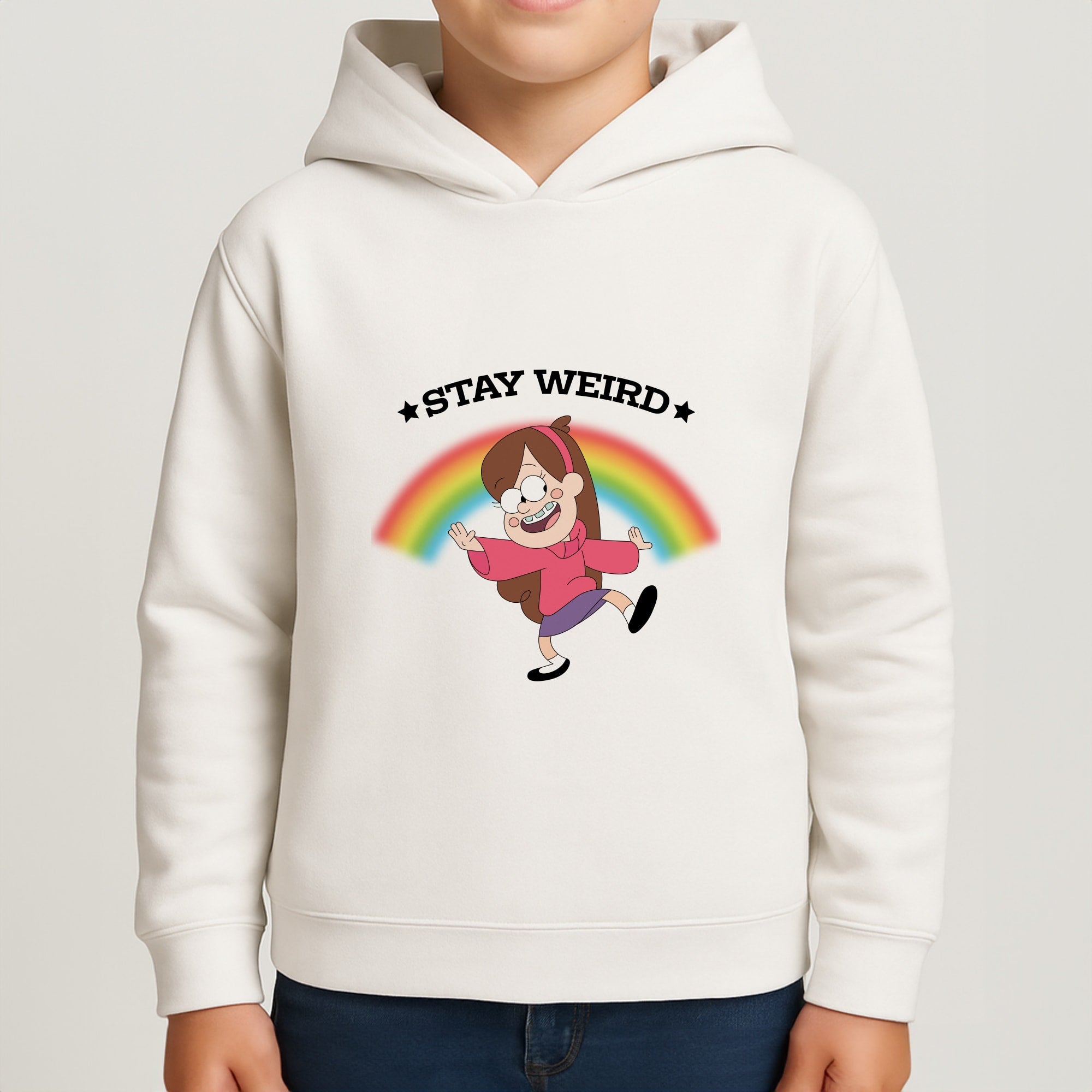 Stay Weird Boys Hoodie