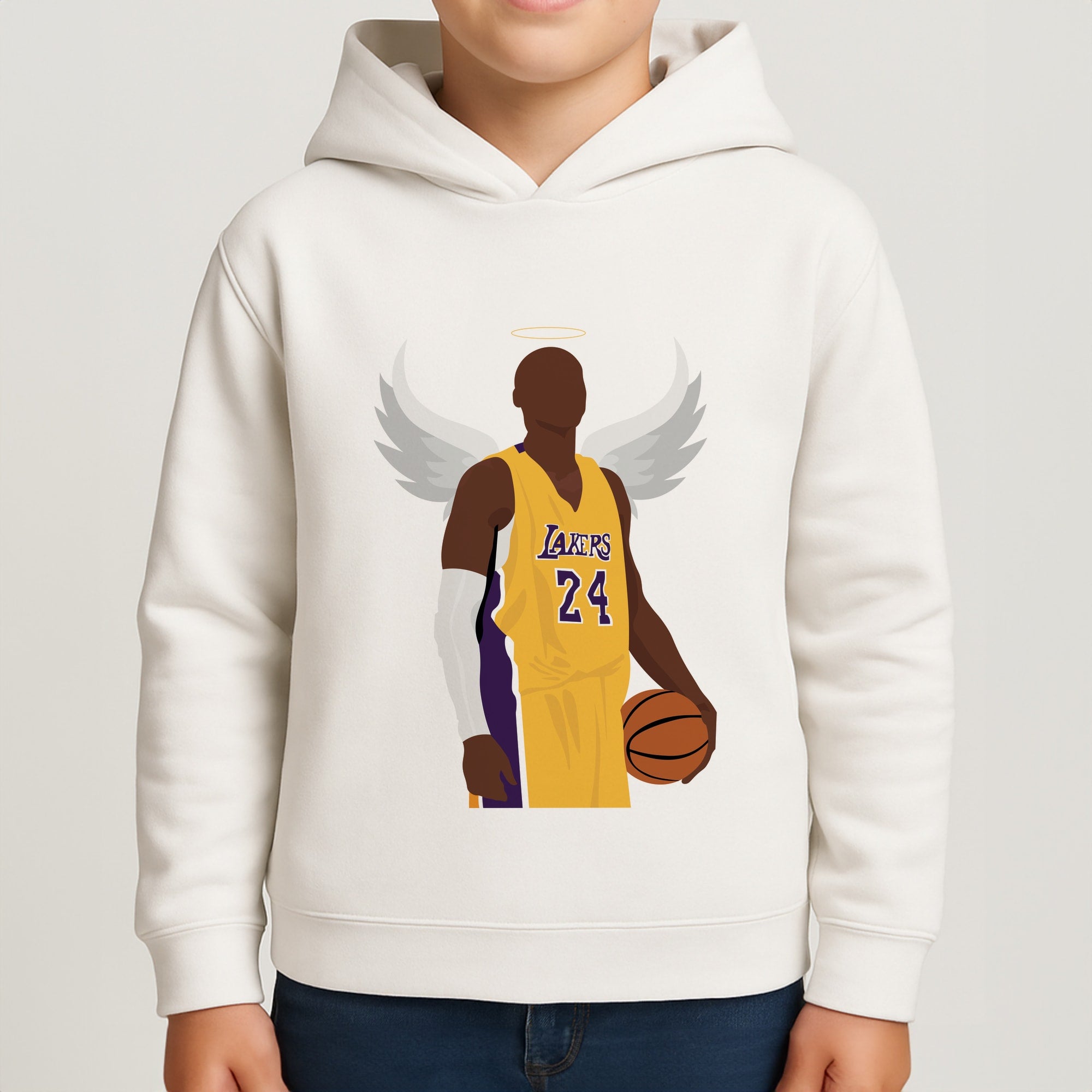 Kobe with wings - Basketball Boys Hoodie