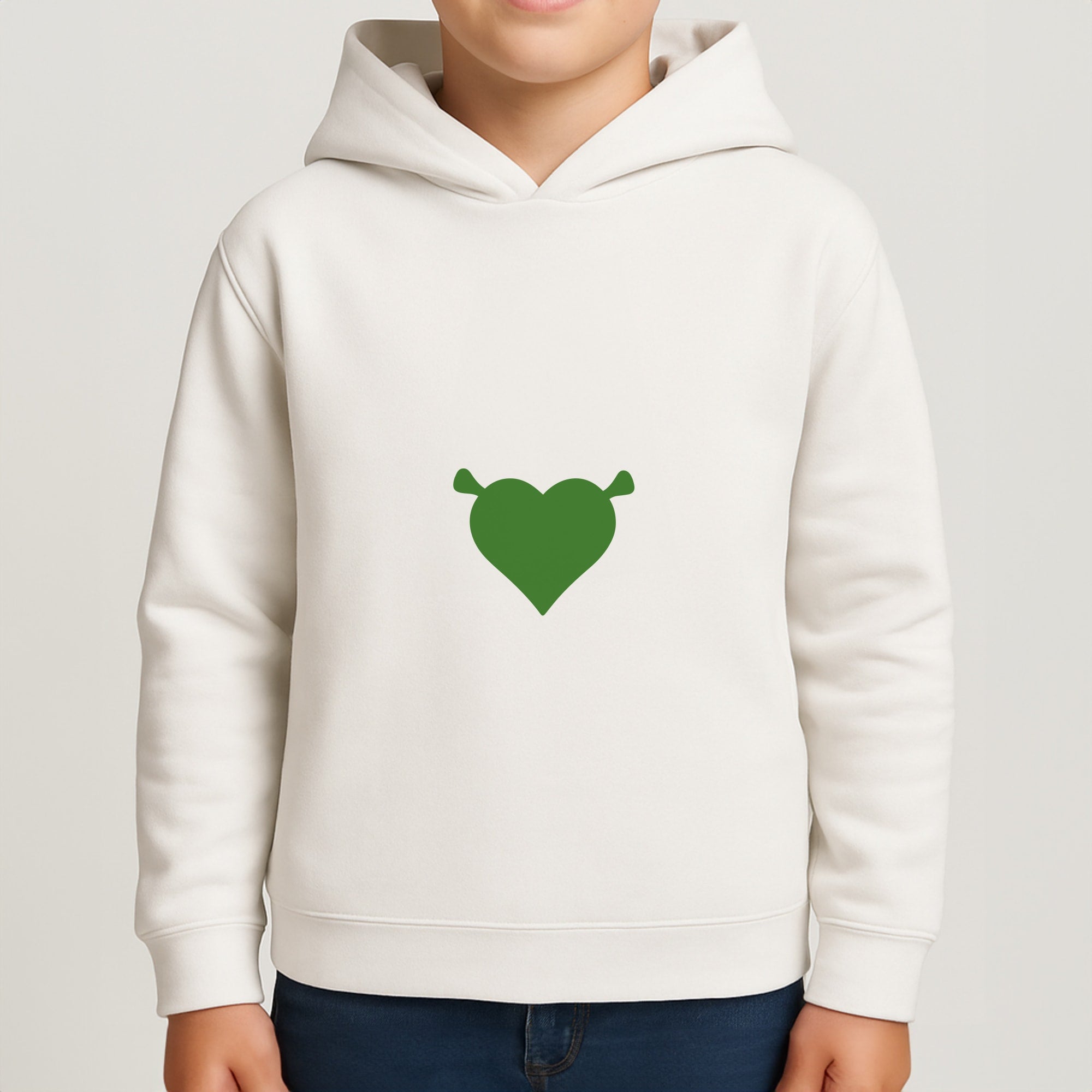 Green Ogre Heart Boys Hoodie