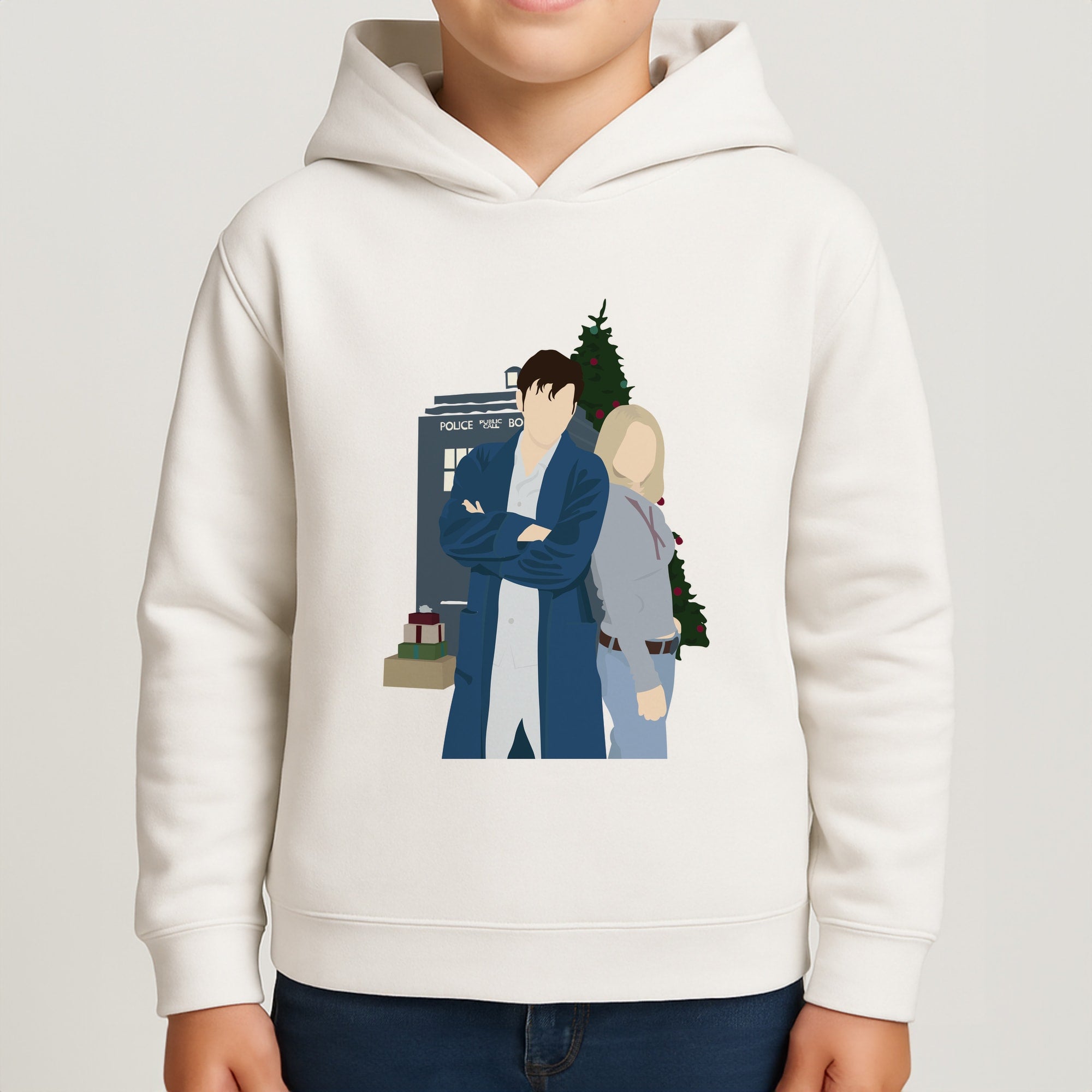 Rose And The Doctor Boys Hoodie