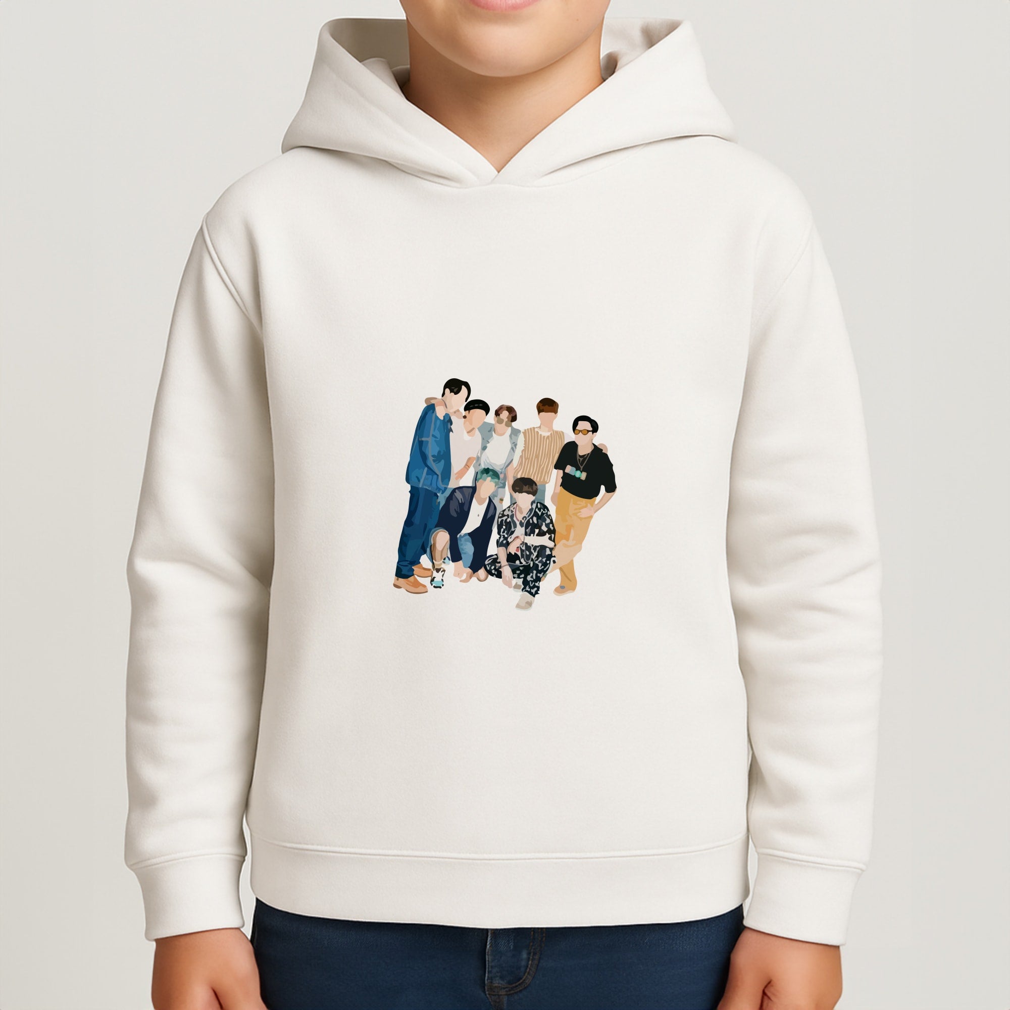 Casual K-Pop Band Band Boys Hoodie