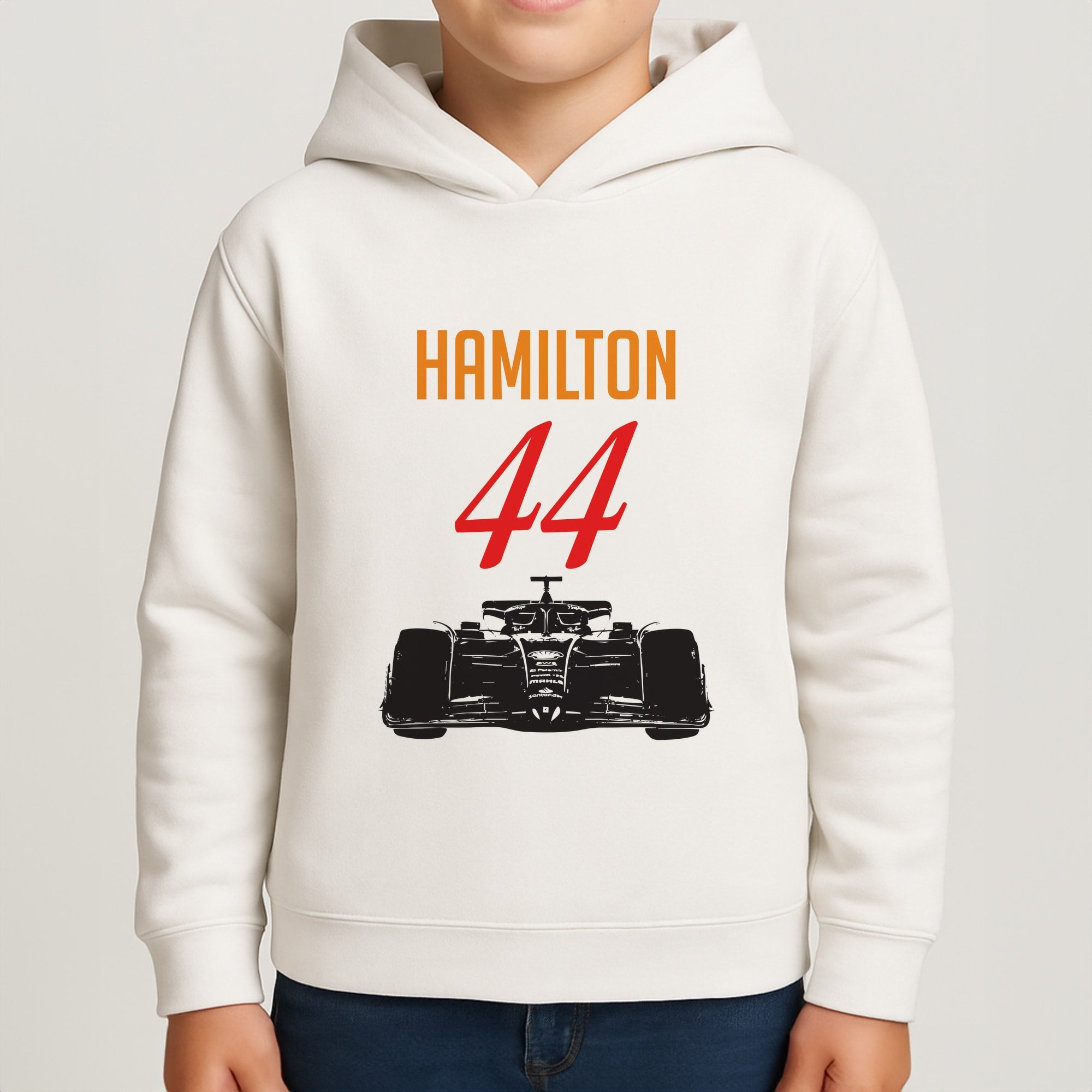 F1 Car Hamilton Boys Hoodie