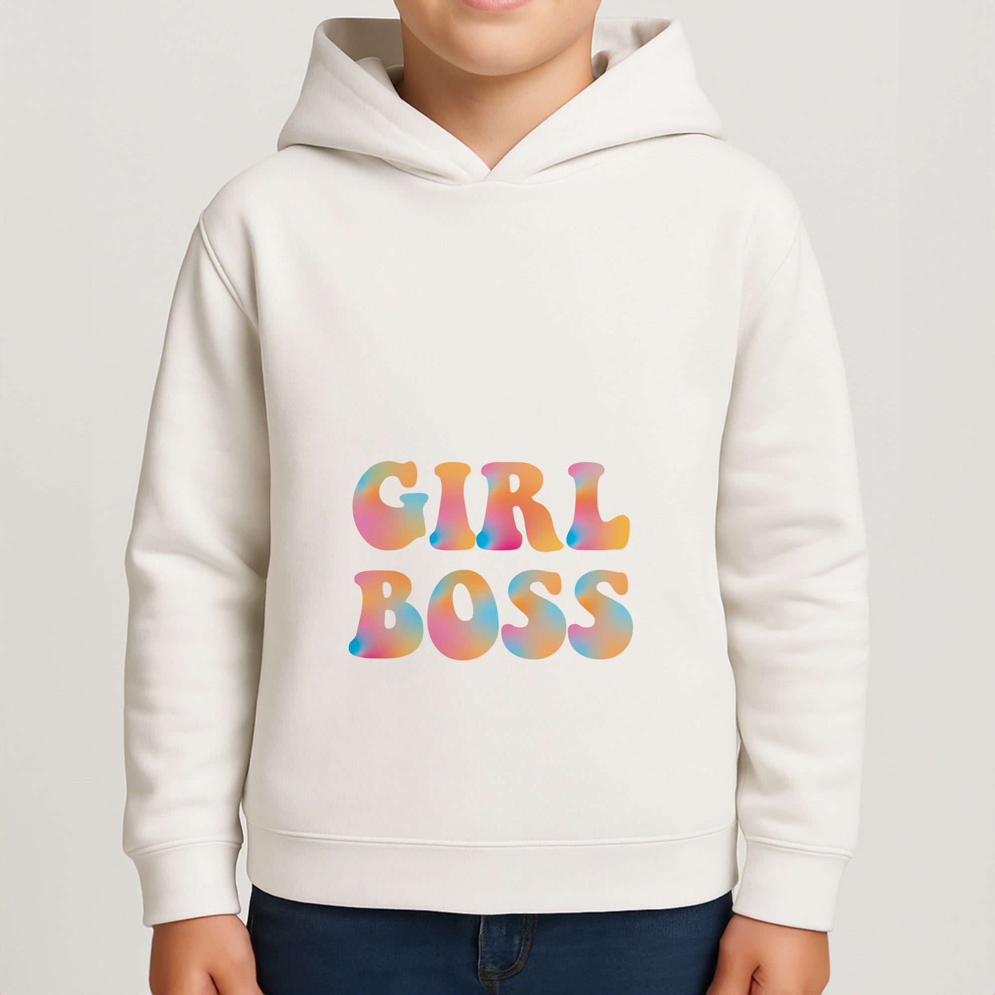 Girl Boss - Aesthetic Quote Boys Hoodie