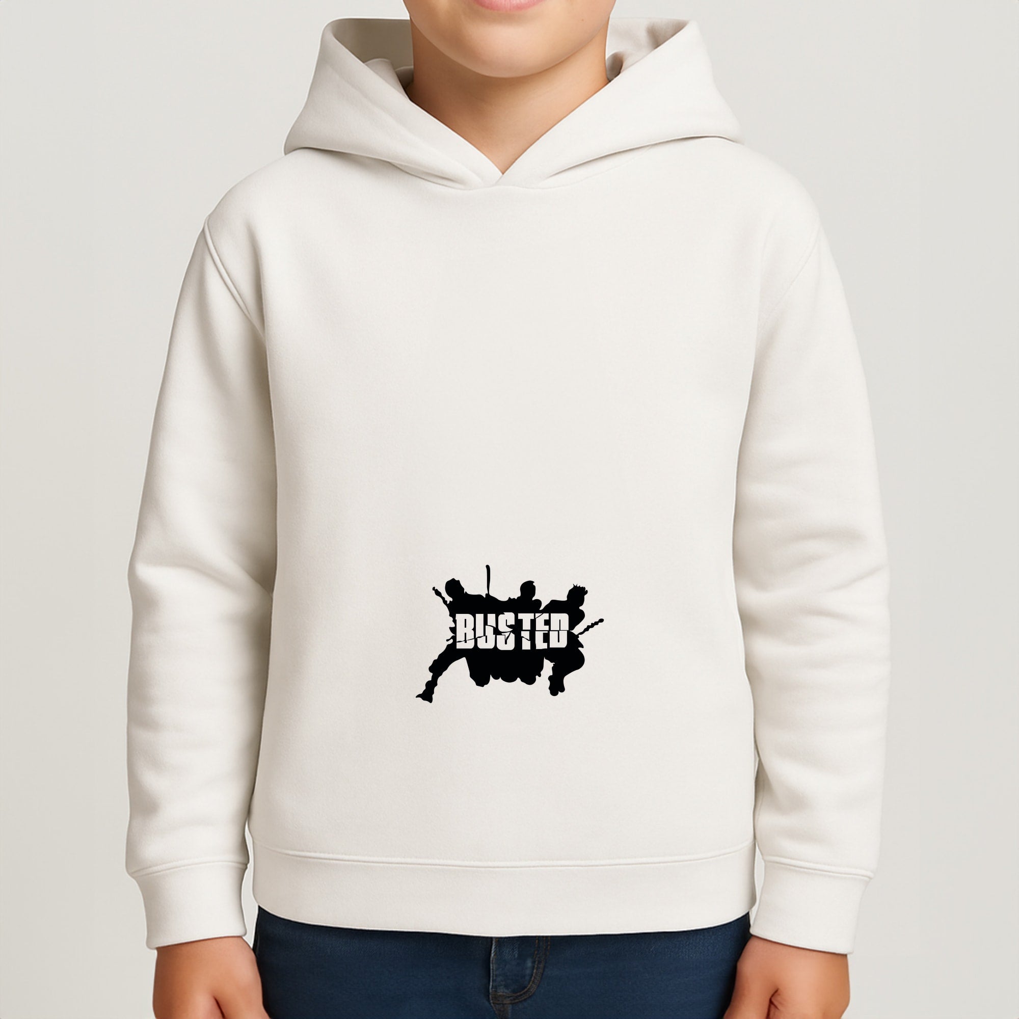 Splatter Text - Bust Band Boys Hoodie